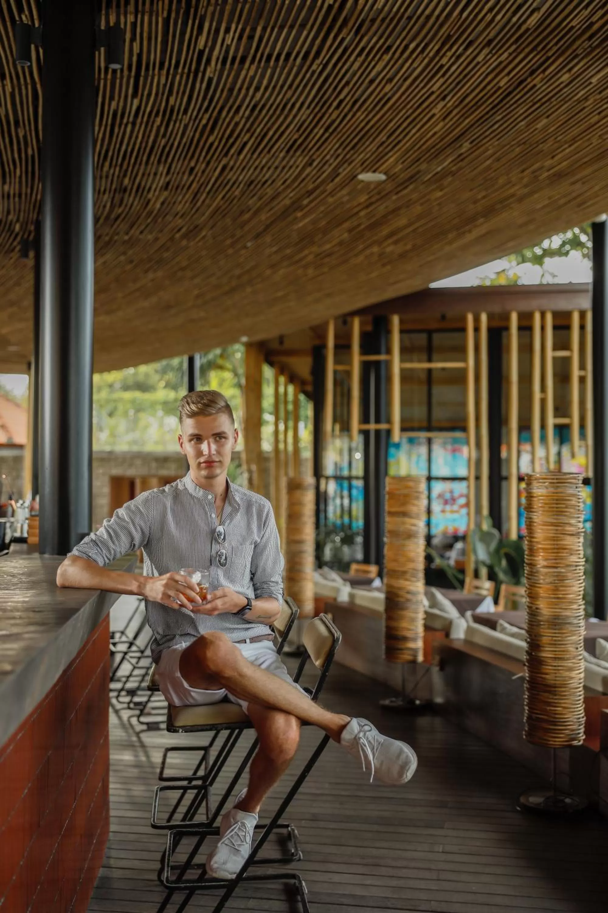 People in Segara Village Hotel