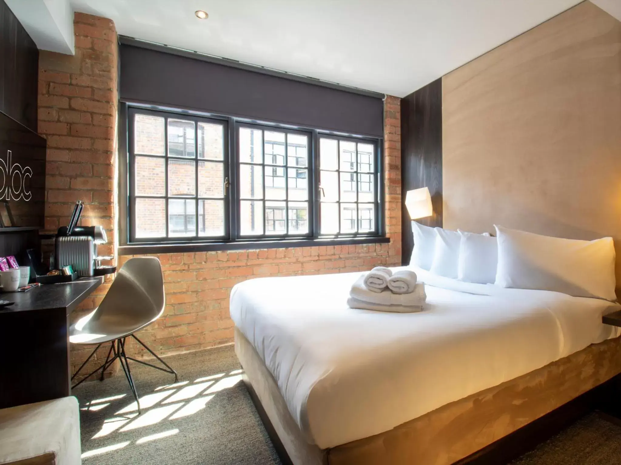 Bedroom, Bed in Bloc Hotel Birmingham