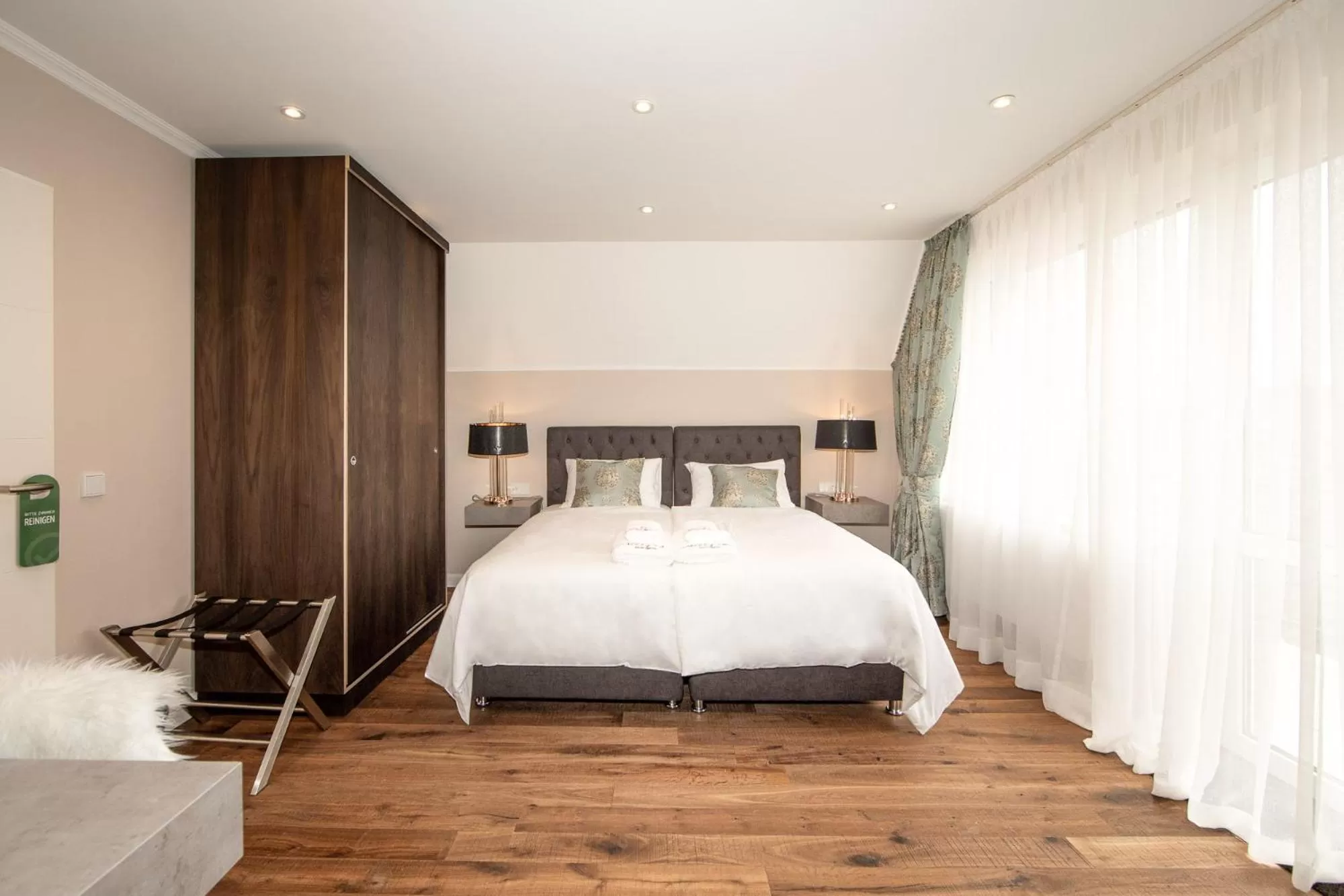 Bed in Hotel Allegra