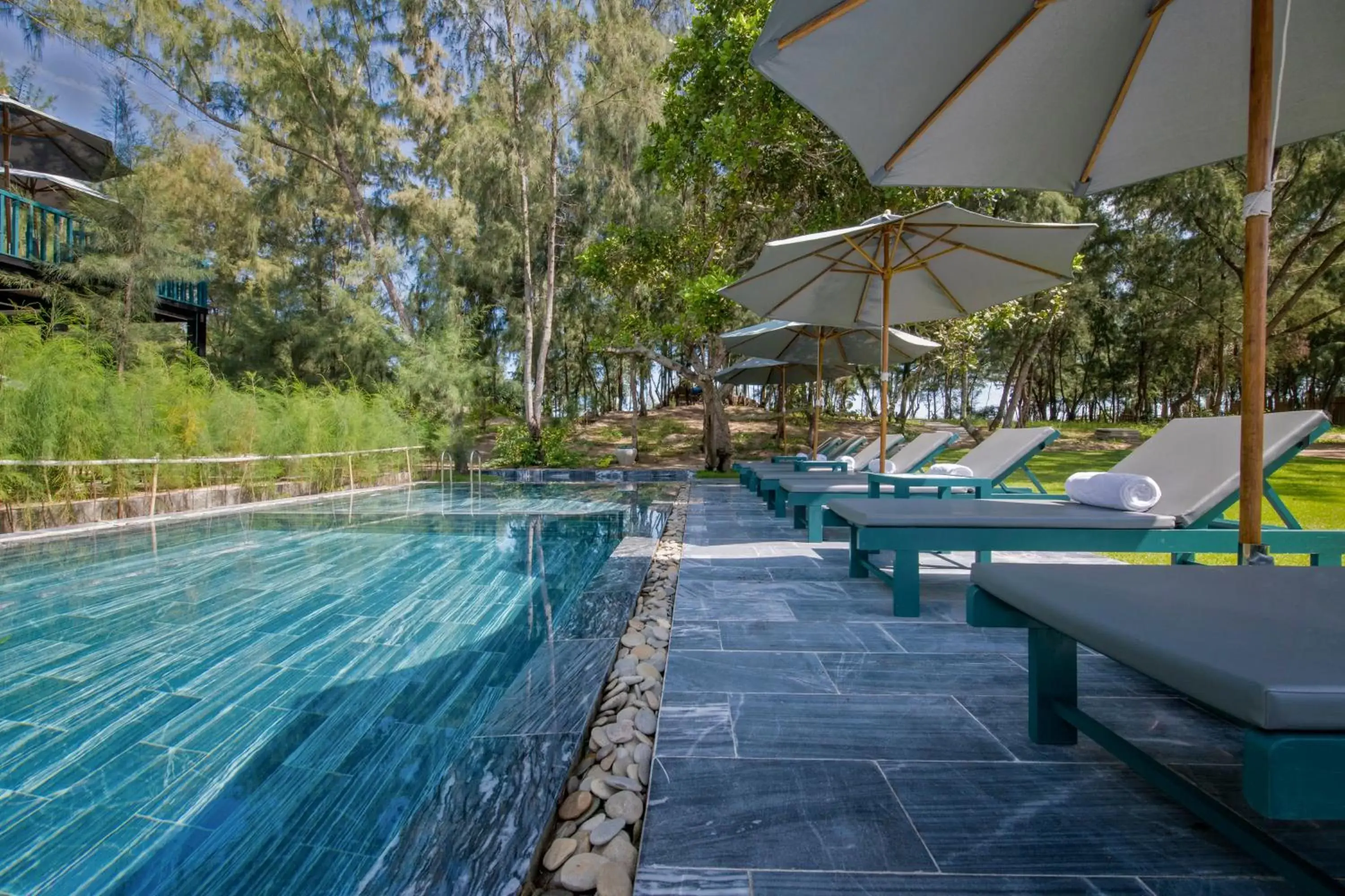 Pool view in Sol An Bang Beach Resort & Spa Pool view in Sol An Bang Beach Resort & Spa