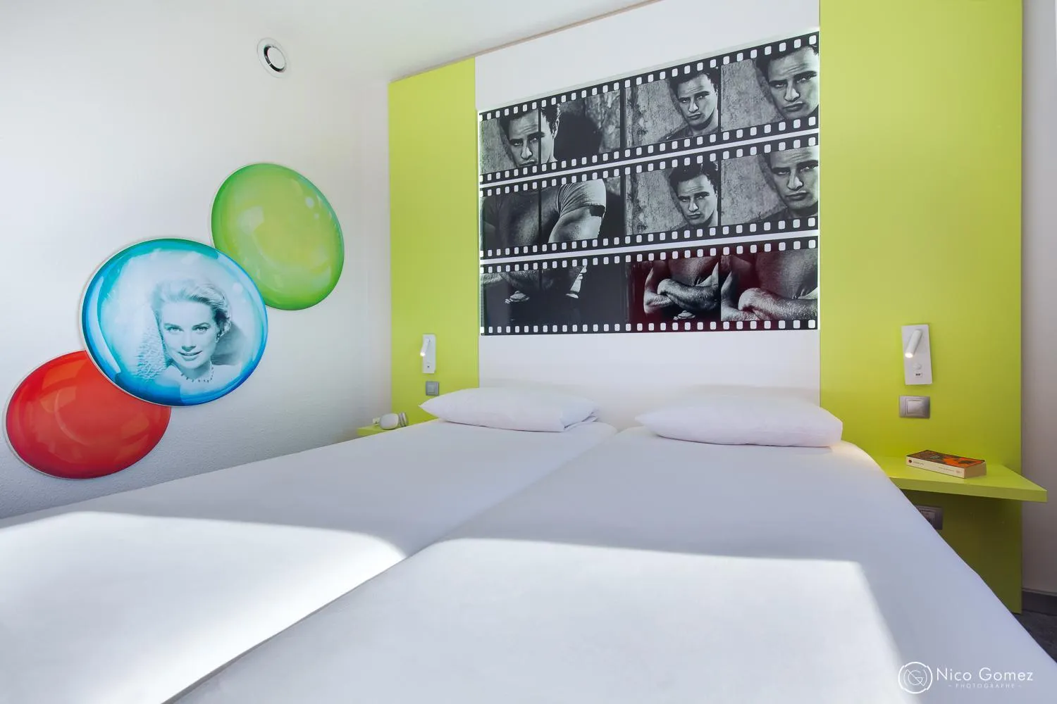Bed in ibis Styles Cannes Le Cannet