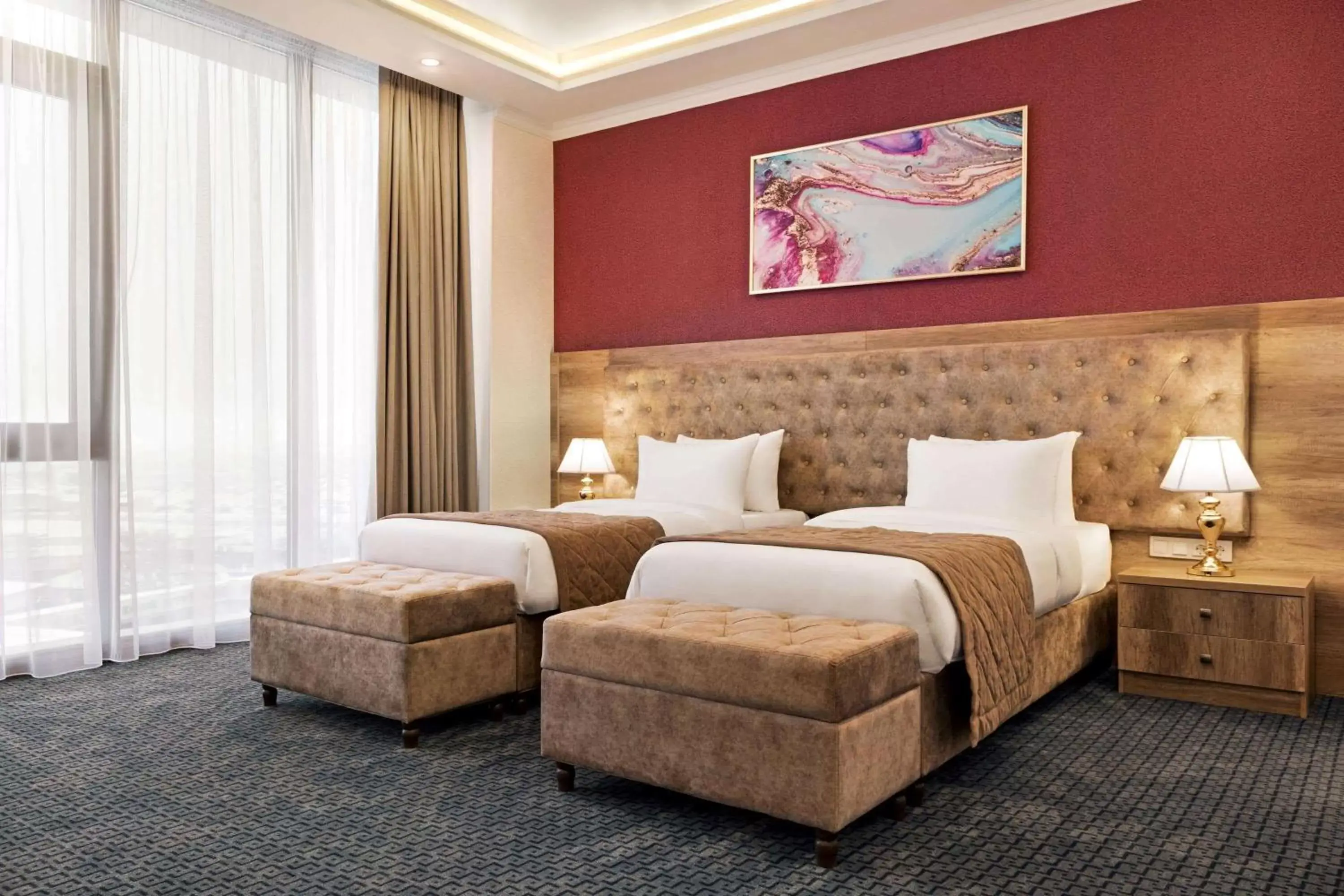 Photo of the whole room, Bed in Ramada by Wyndham Shymkent
