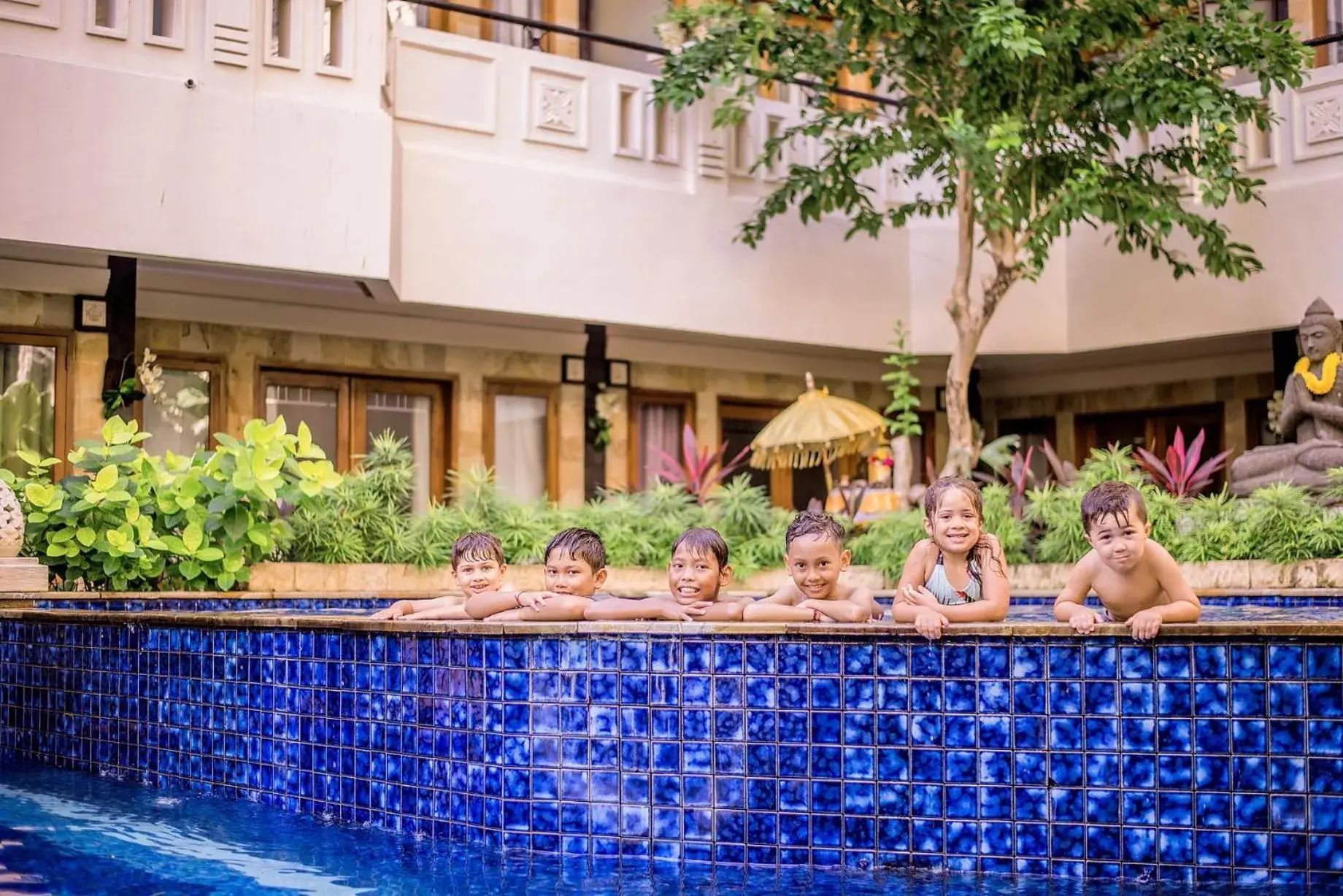 Swimming Pool in Famous Hotel Kuta Formerly Permata Kuta Hotel
