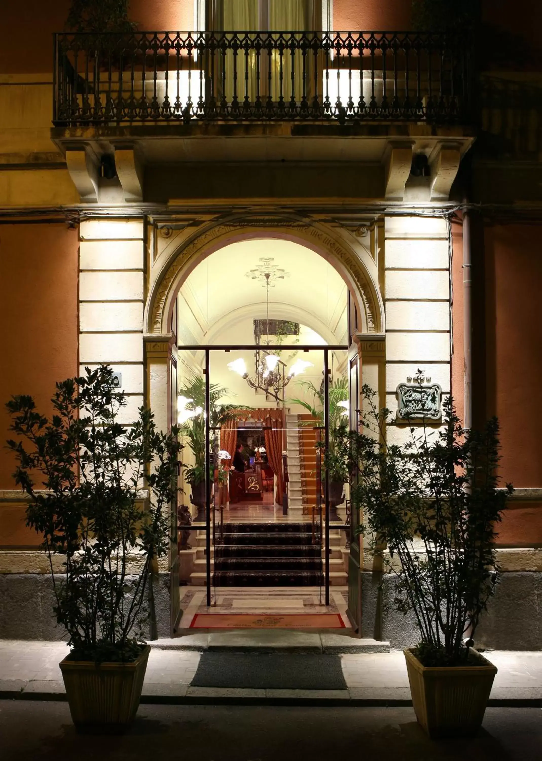 Facade/entrance in Liberty Hotel