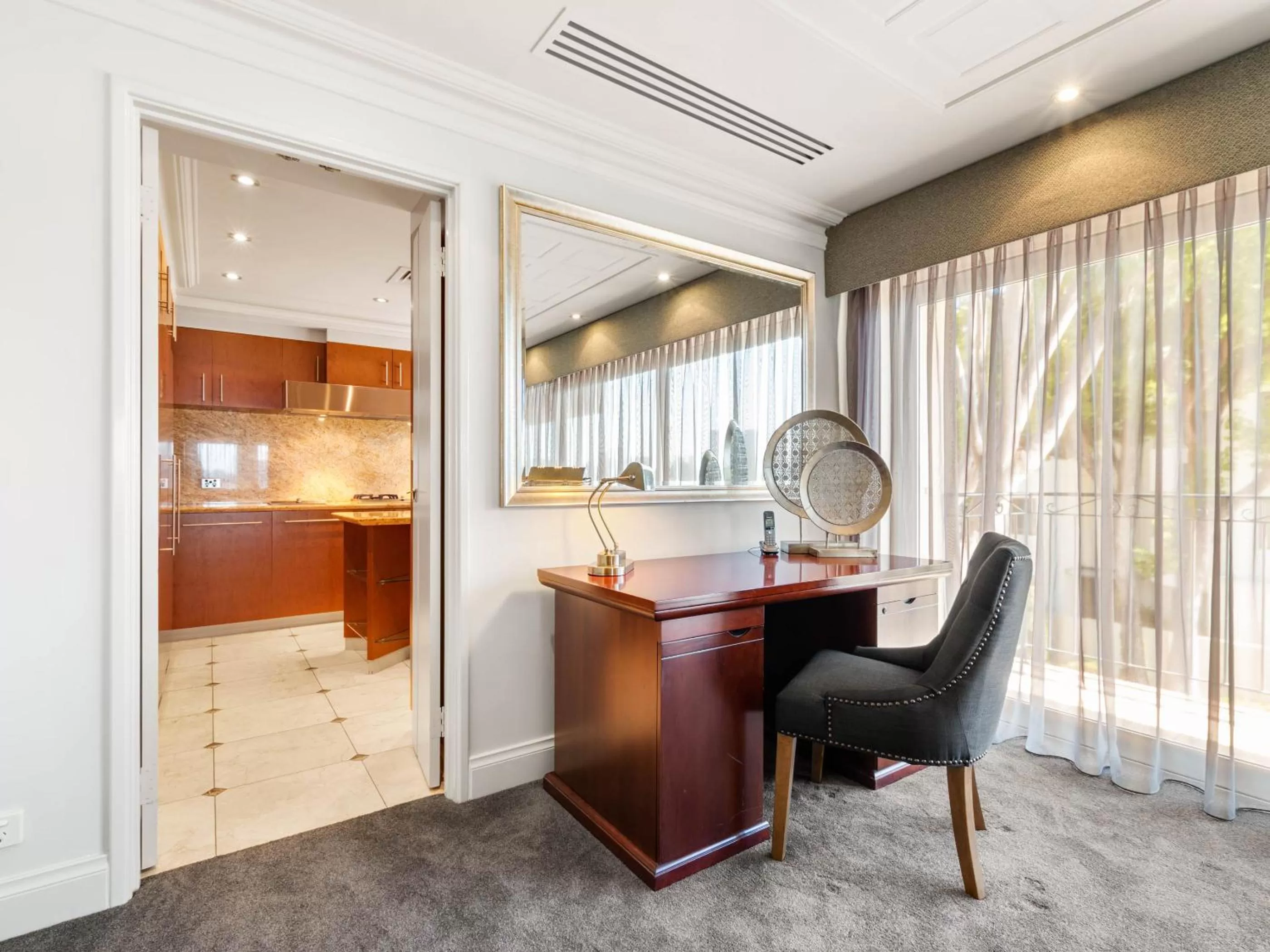 Living room in The Peninsula Riverside Serviced Apartments