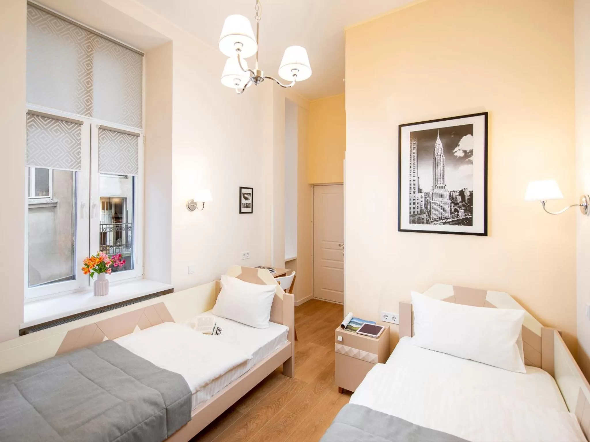 Bed in Art Deco Central Rooms