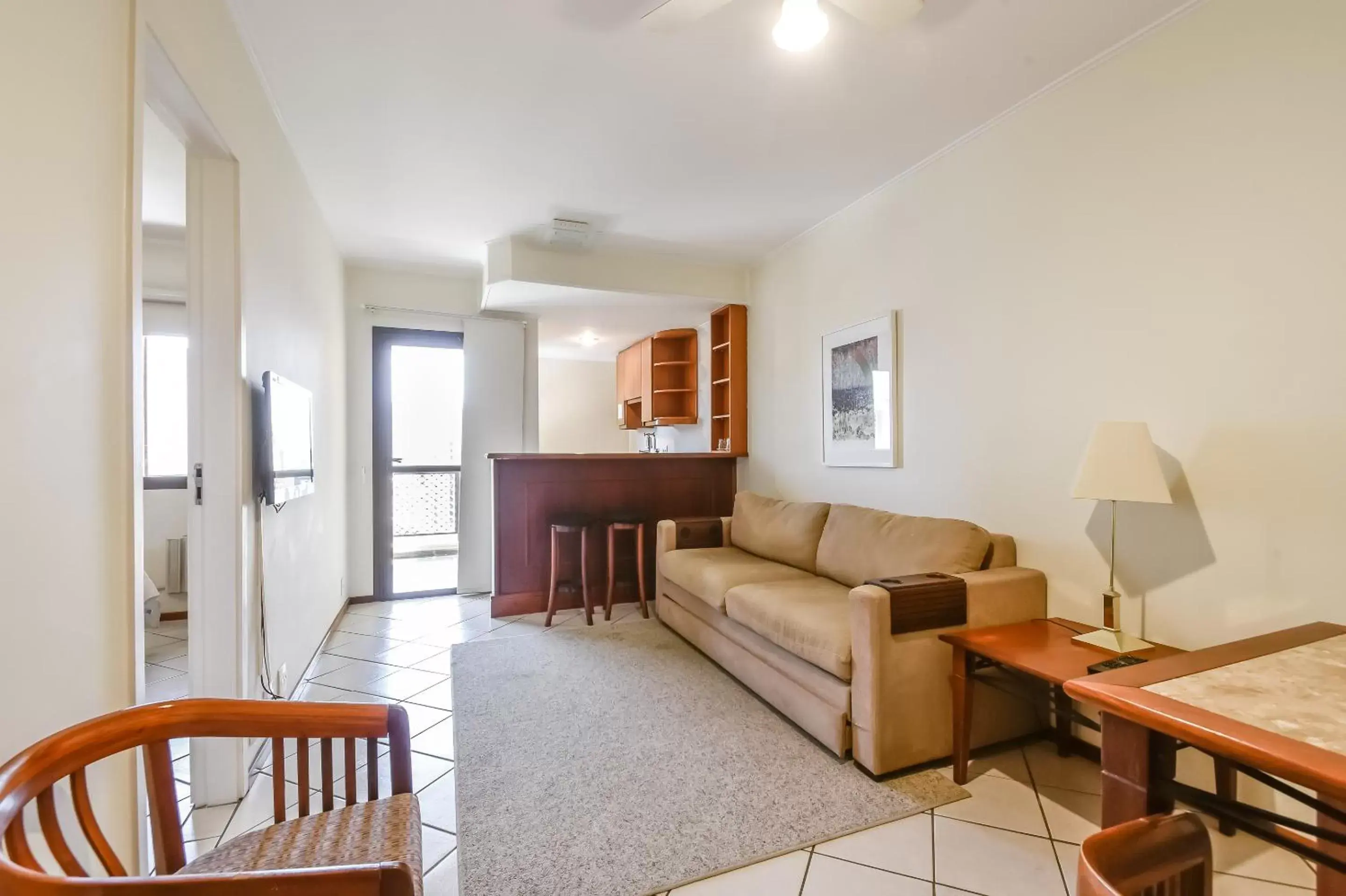 Living room, Seating Area in Capital O Park Tower, Campinas