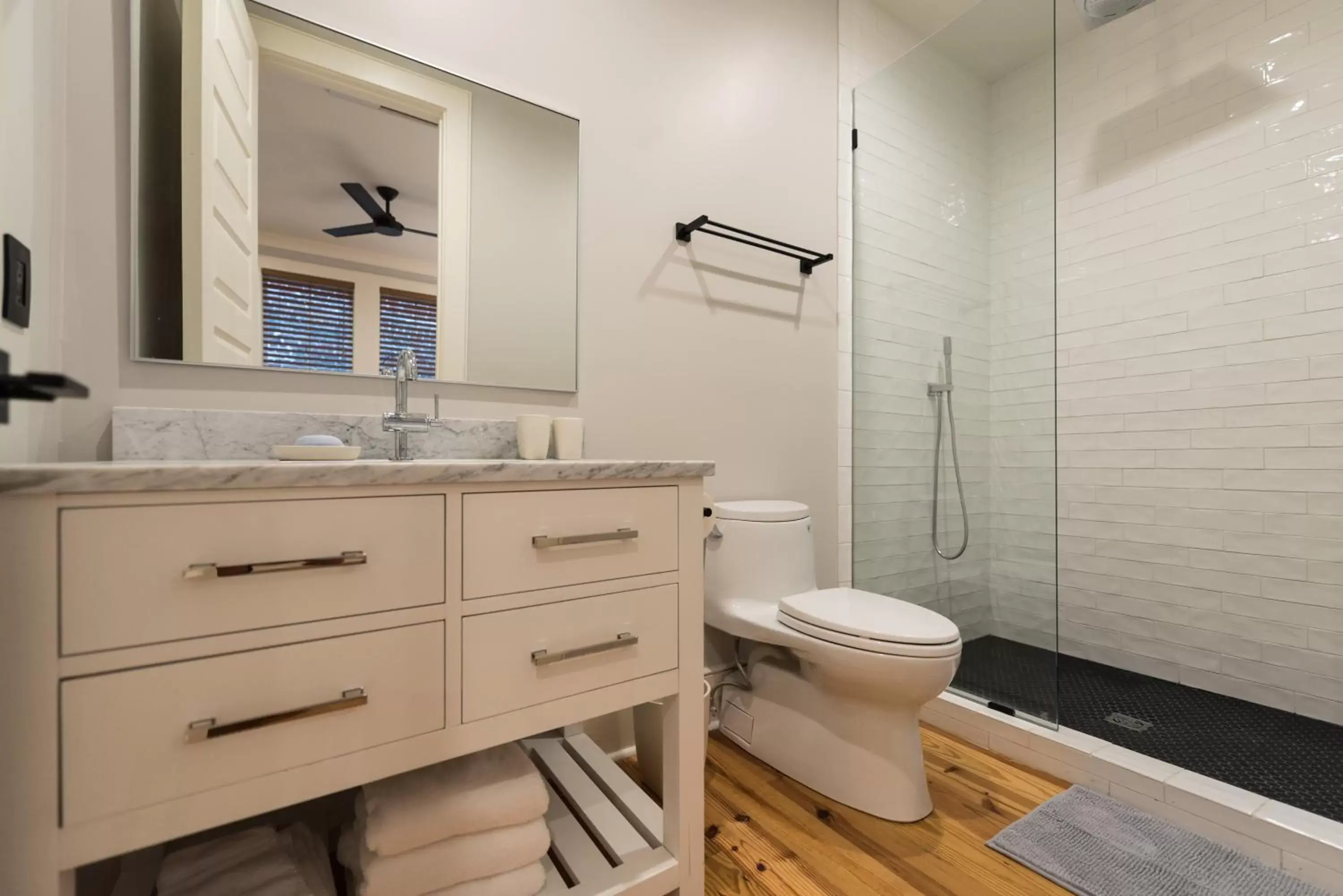 Shower in The Quarters on King Shower in The Quarters on King