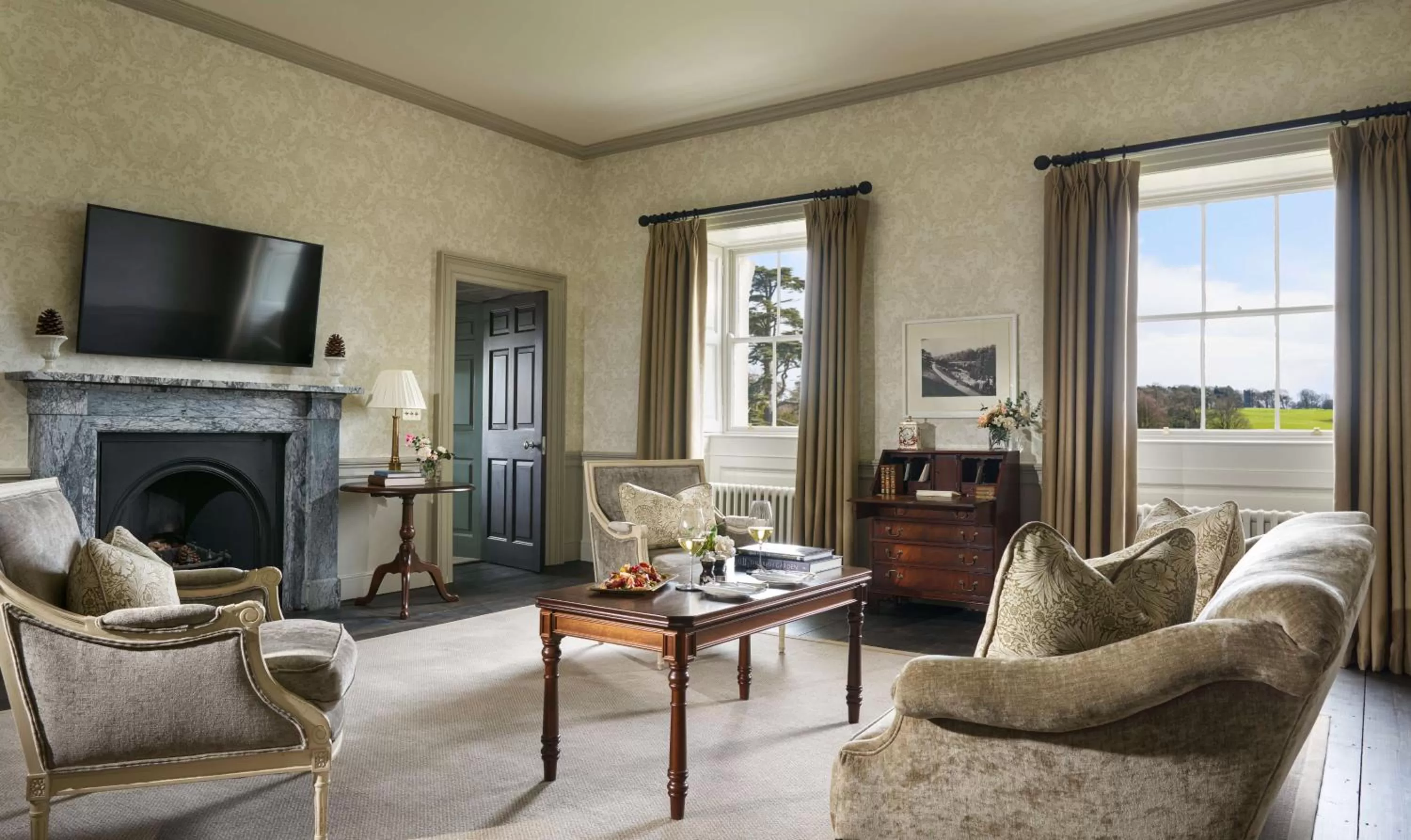 Living room in Carton House A Fairmont Managed hotel