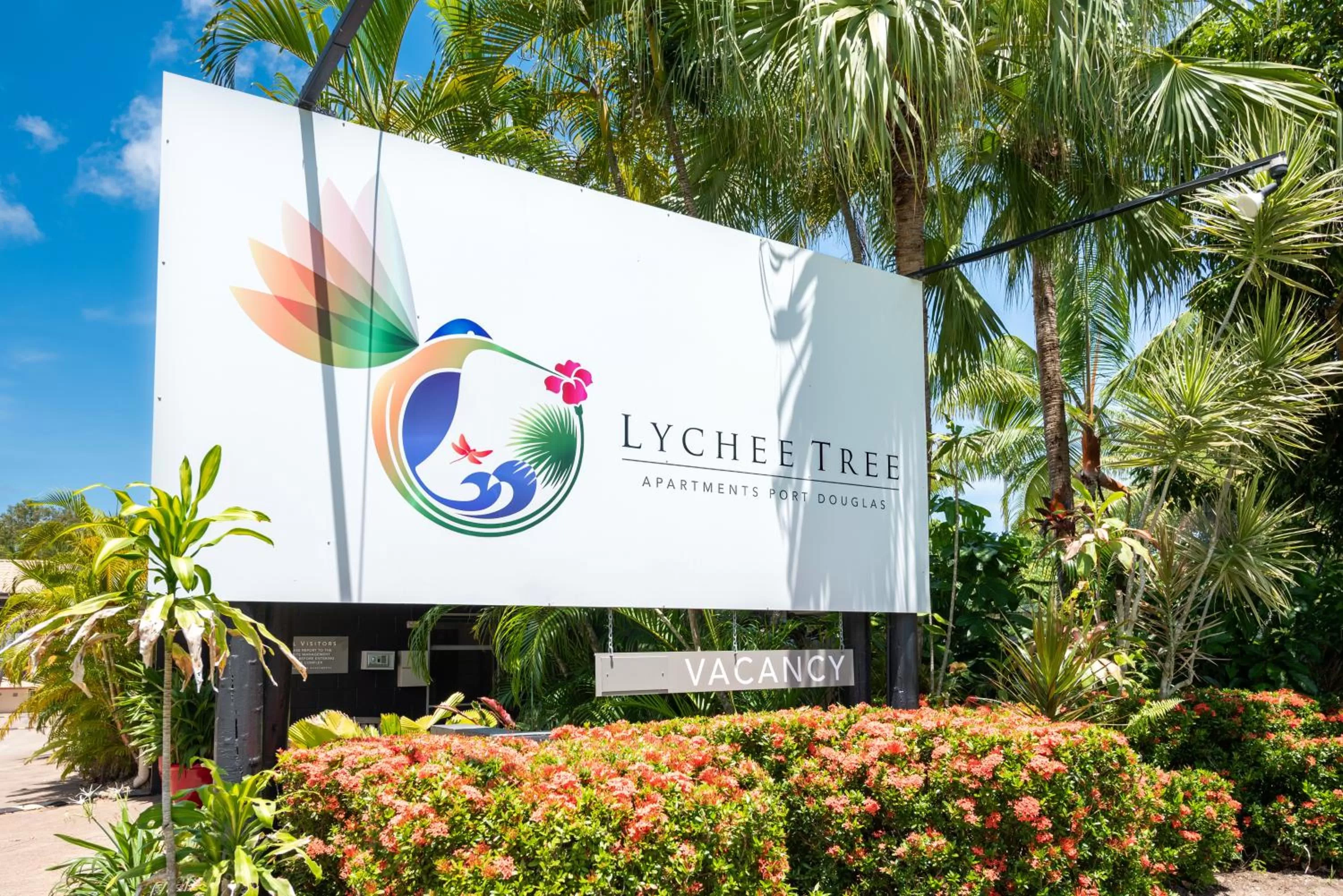 Facade/entrance in Lychee Tree Holiday Apartments