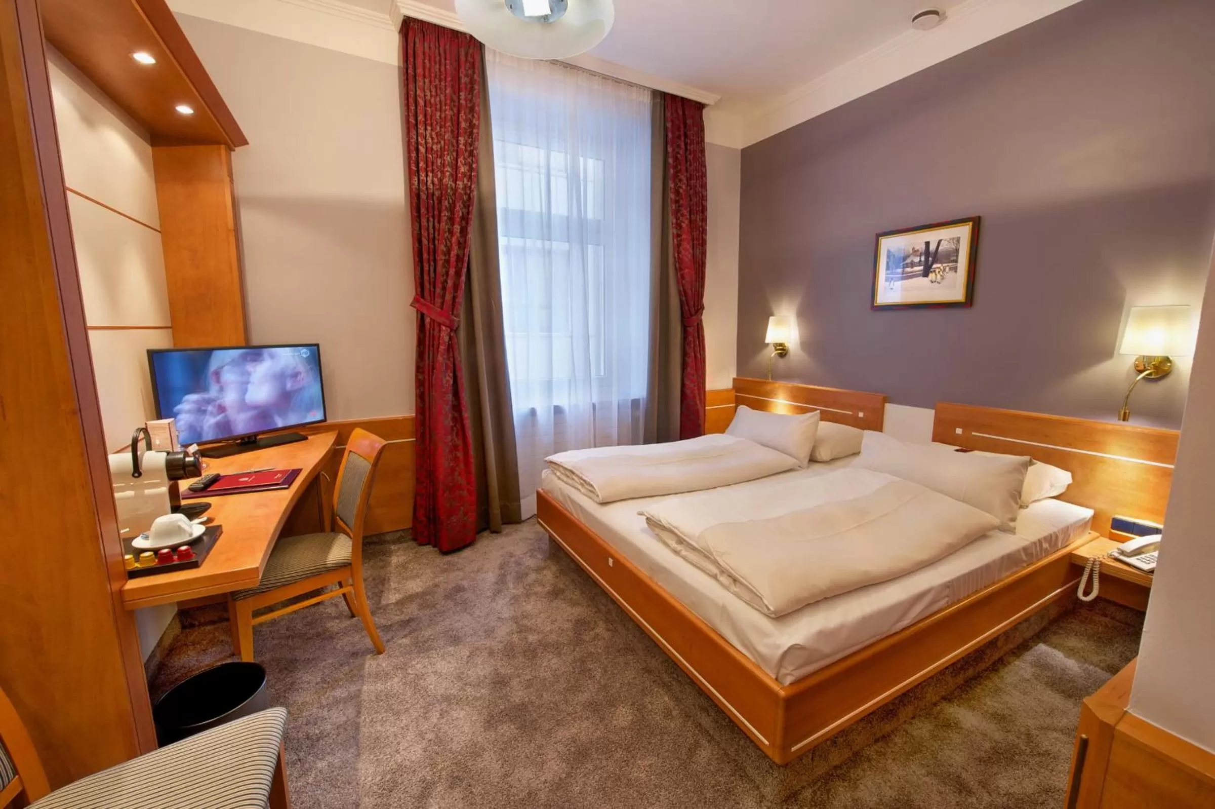 Bed in Hotel Torbräu