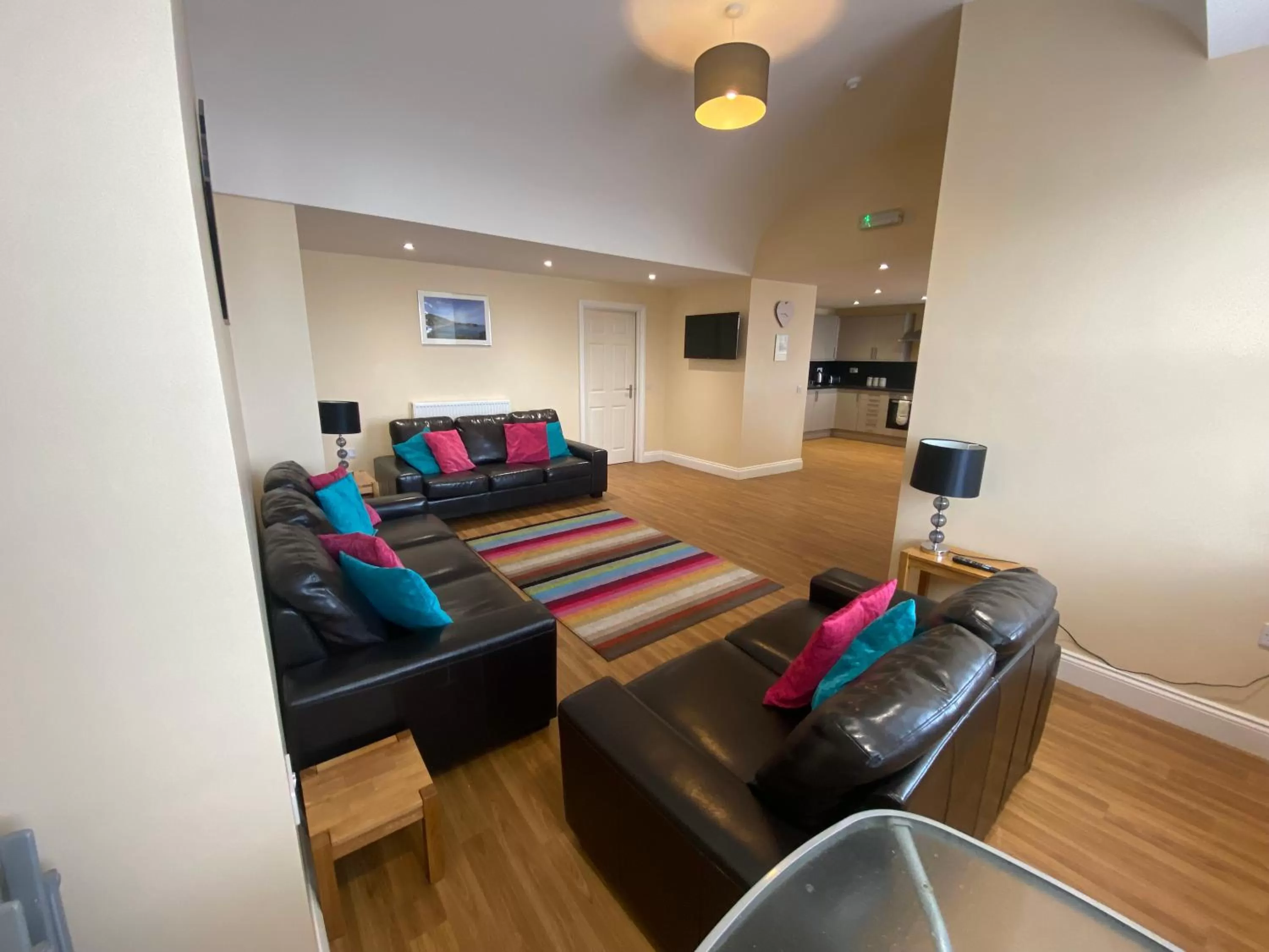 Communal lounge/ TV room in The Fairhaven Hotel