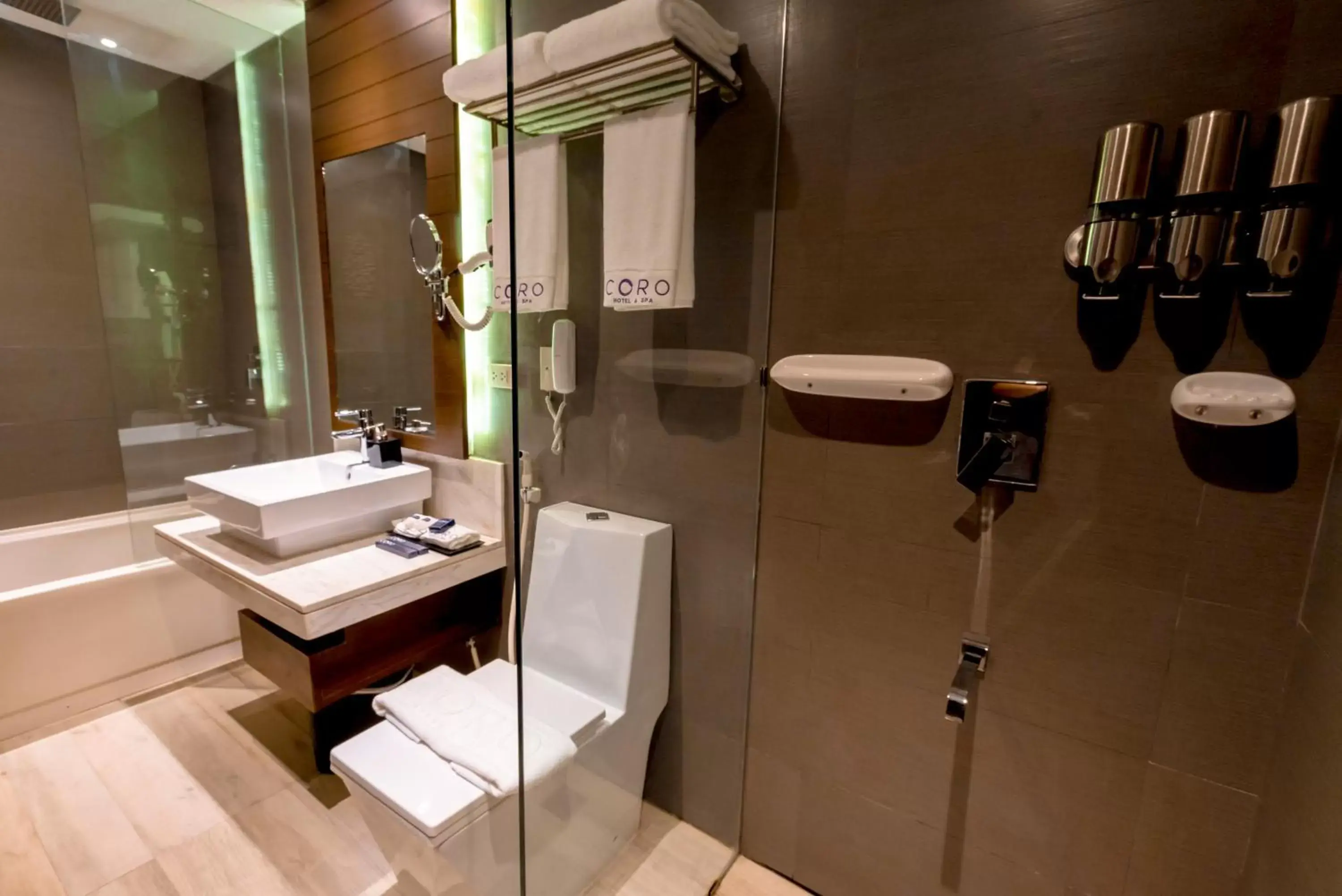 Shower, Bathroom in Coro Hotel