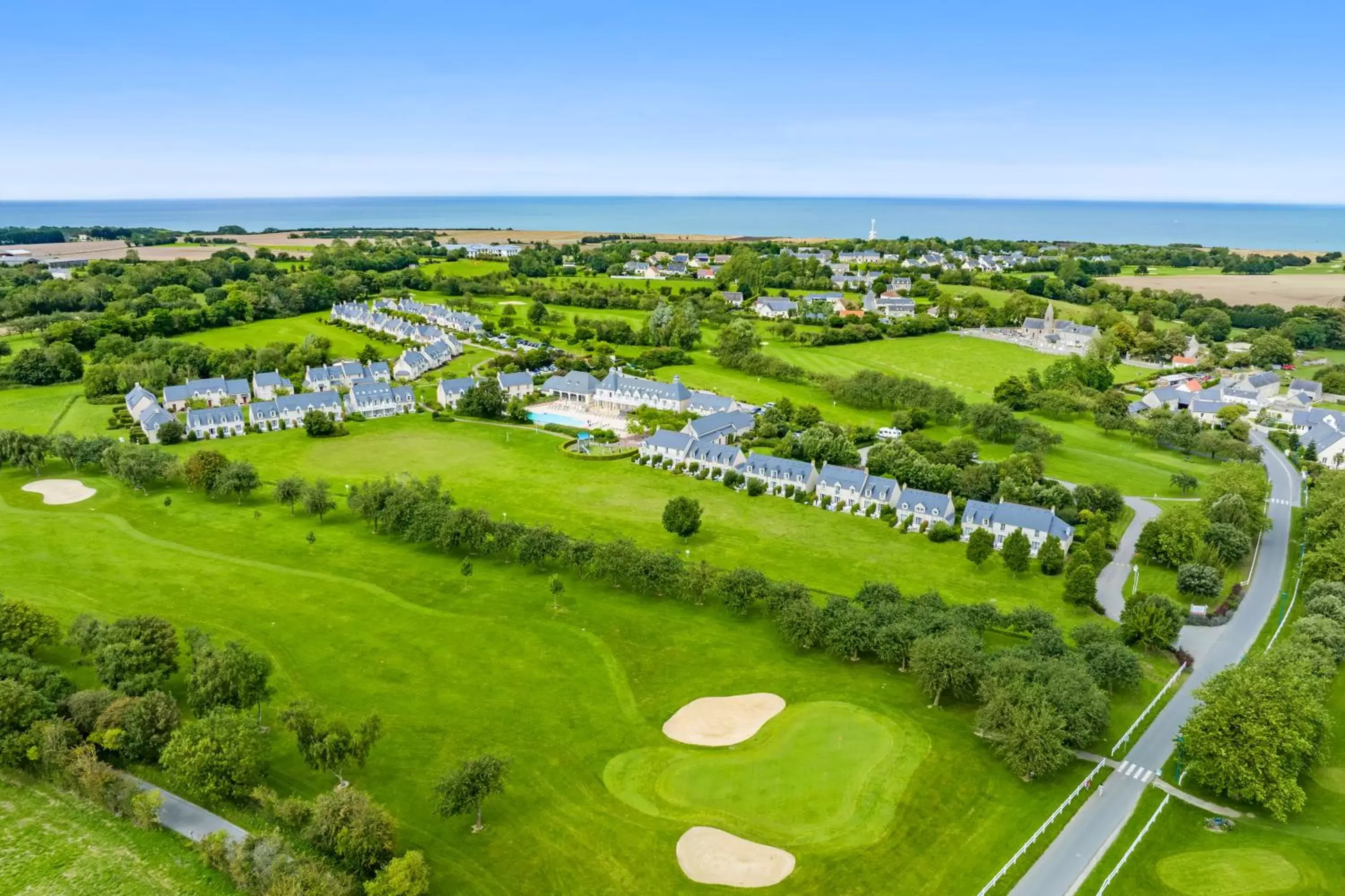 Spring, Bird's-eye View in Résidence Pierre & Vacances Green Beach