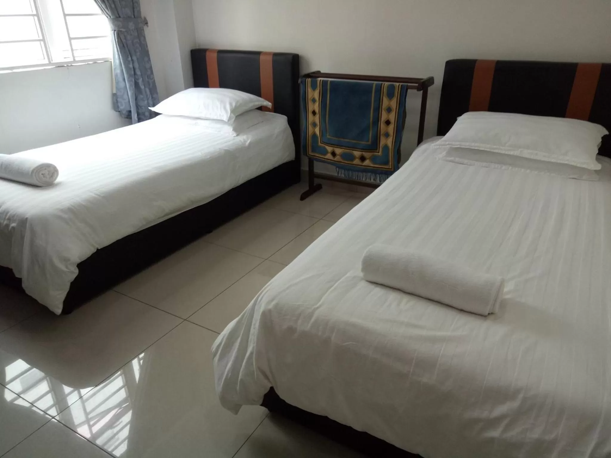 Bed in Hotel Mutiara KGMMB, Melaka