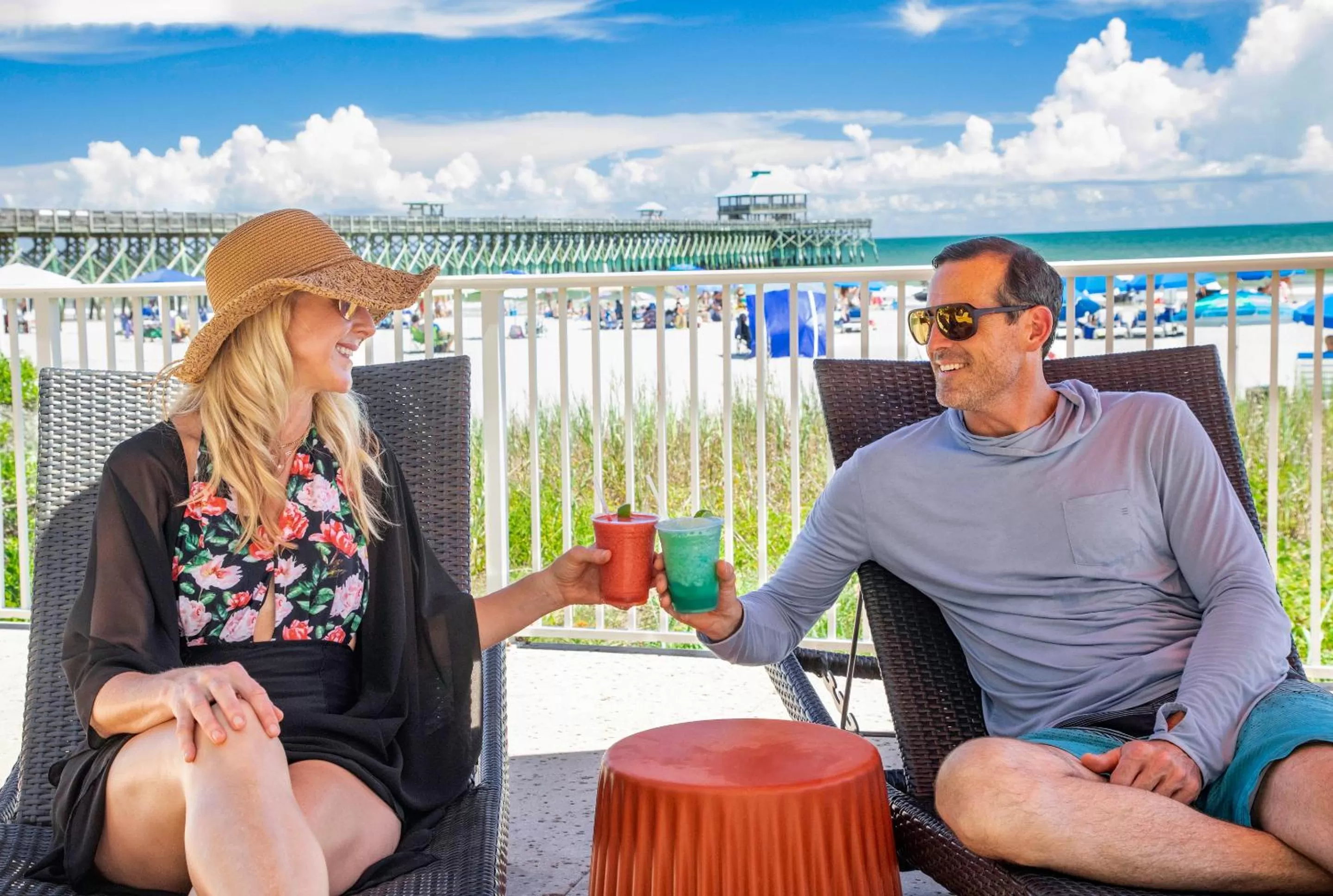 Swimming pool in Tides Folly Beach, Charleston's Oceanfront Hotel