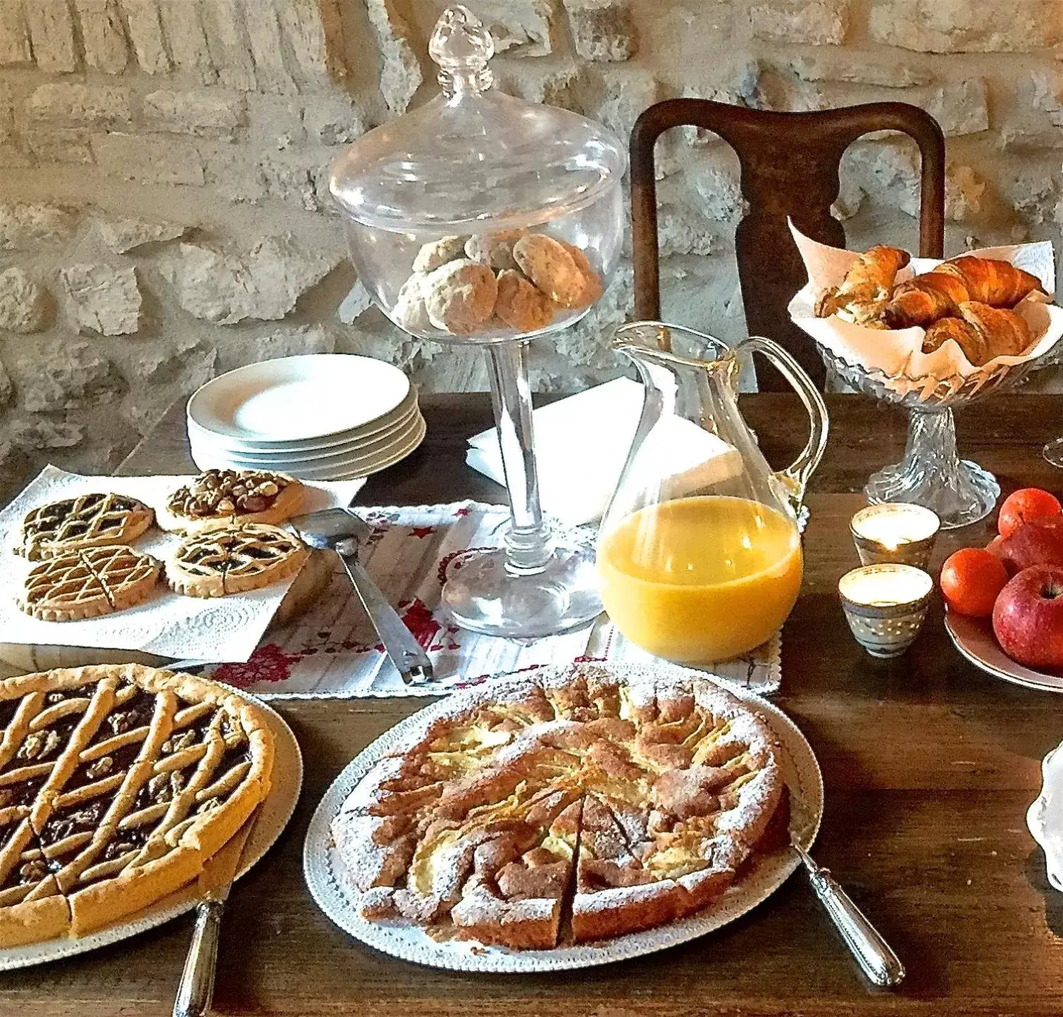 Buffet breakfast in Palazzo Sant'Angelo