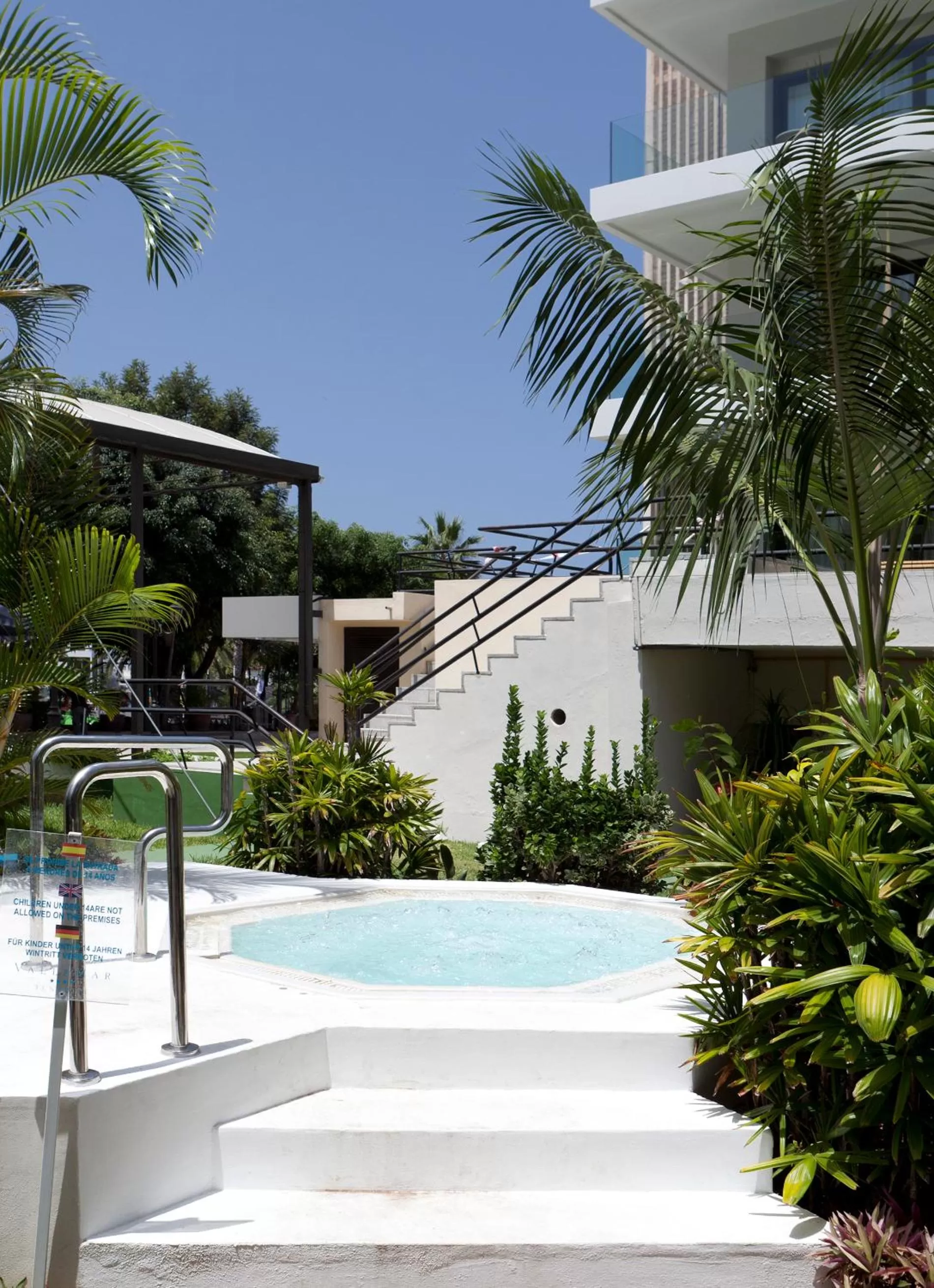 Garden in Hotel Vallemar