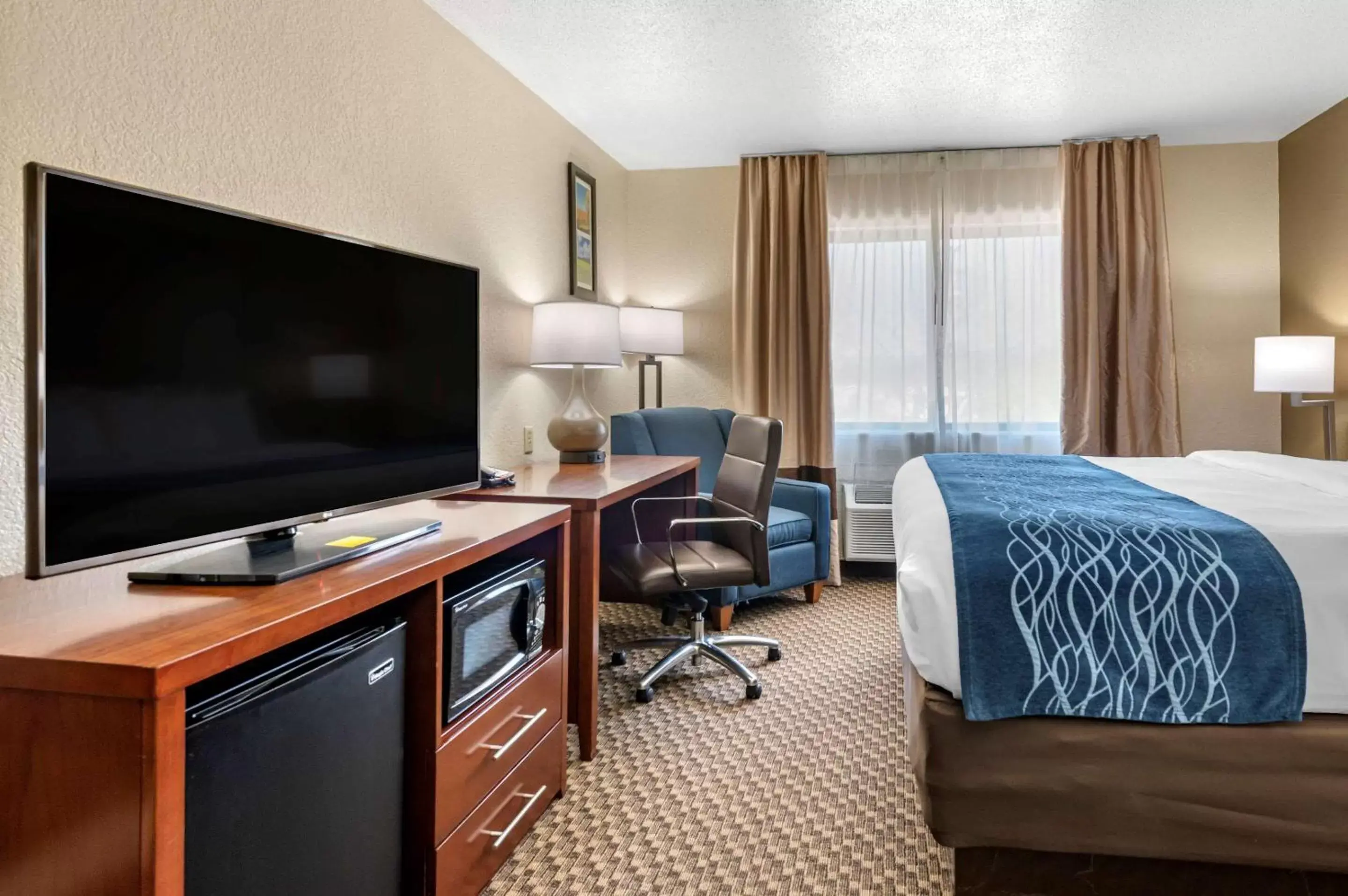 Photo of the whole room in Comfort Inn Near Kokomo Speedway