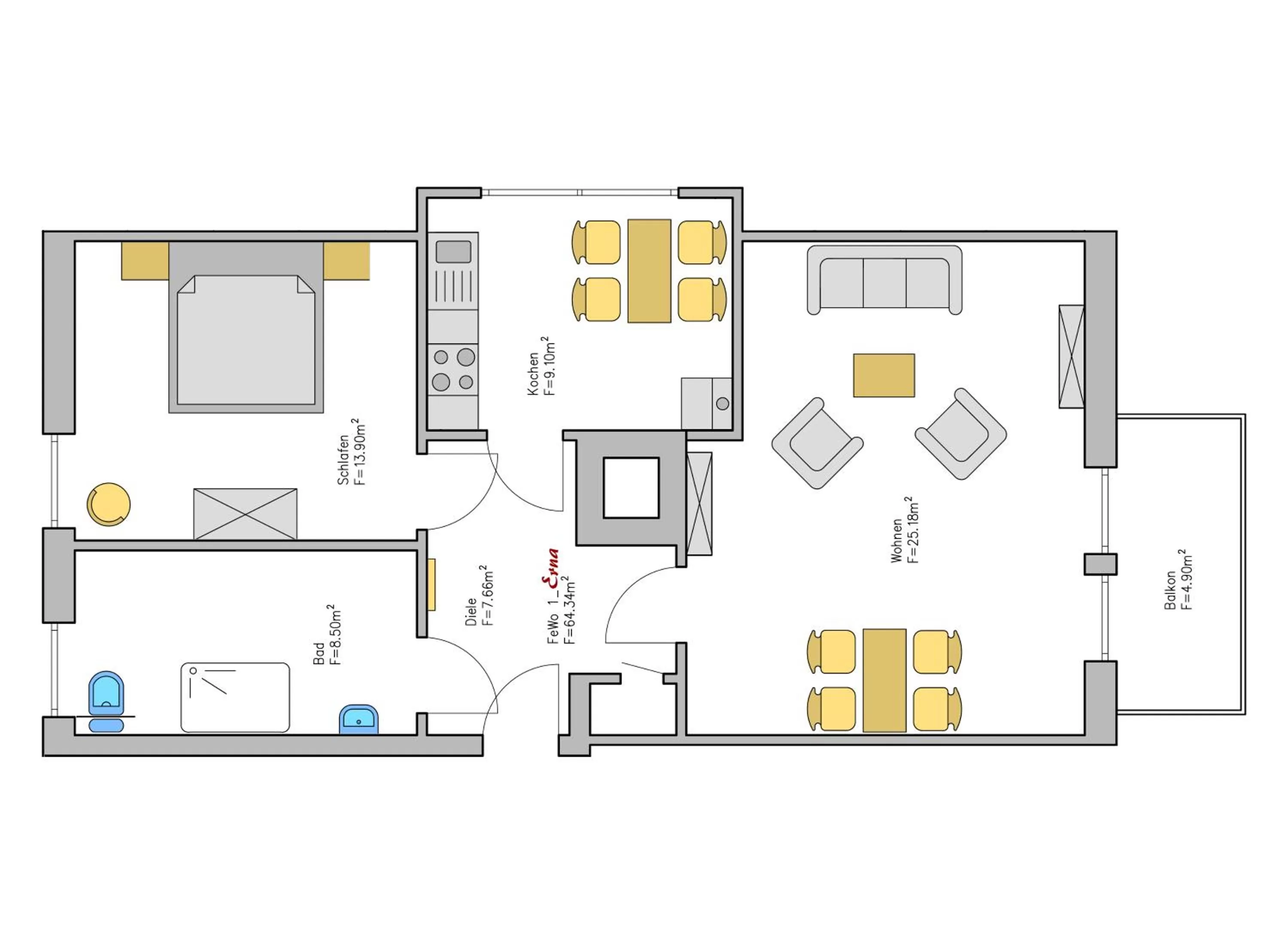 Apartment in Berggasthof Kuhberg