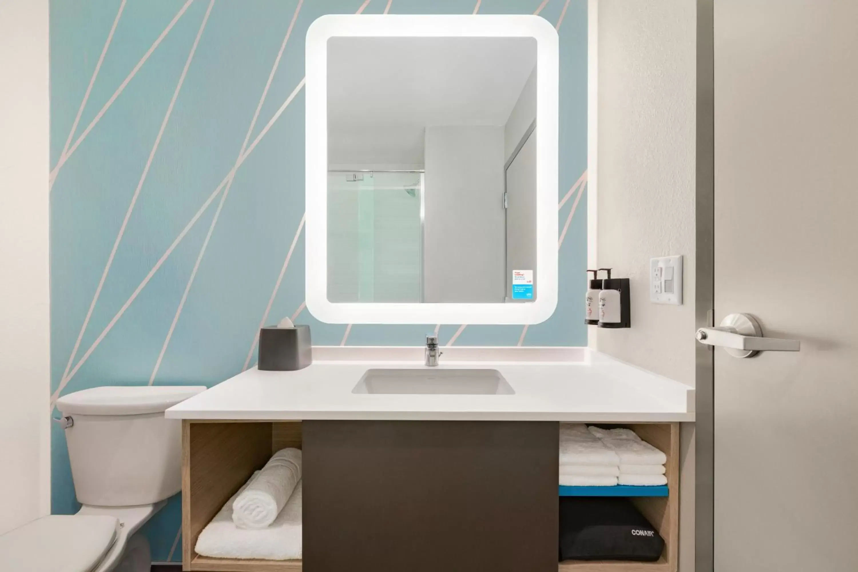Bathroom in Avid hotels - Oklahoma City - Yukon, an IHG Hotel