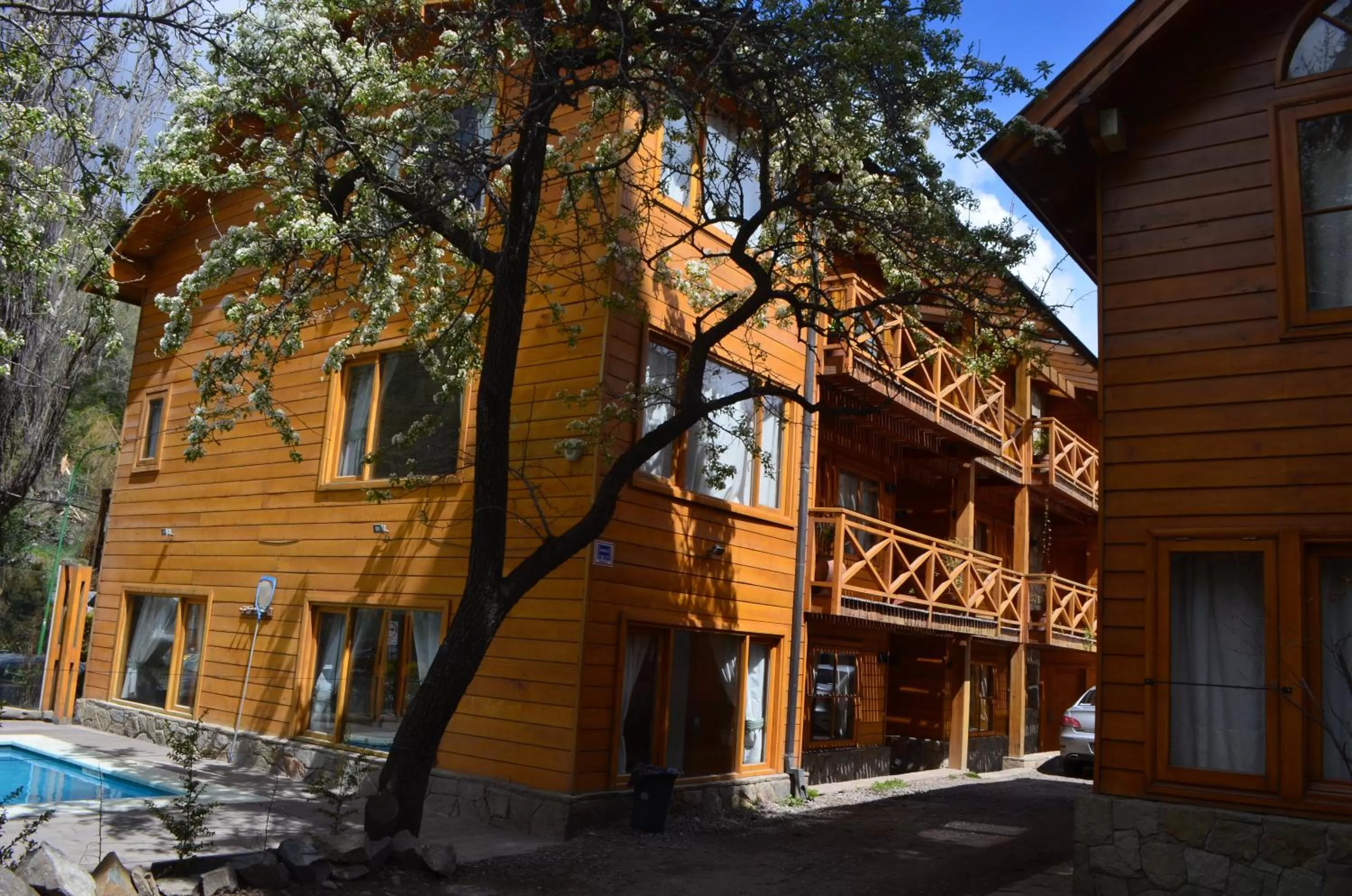 Garden view in Apart Hotel Robles del Sur