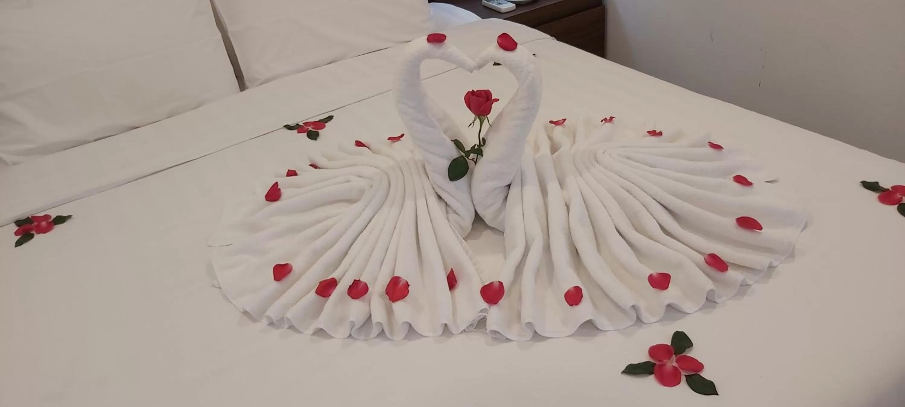 Photo of the whole room, Bed in Hanoi Endless Hotel