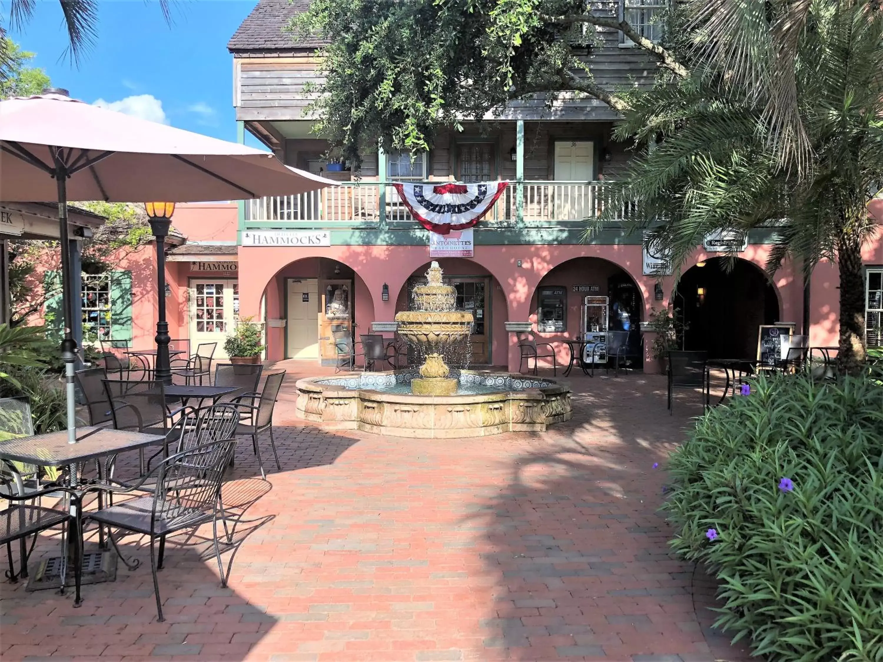 Patio, Restaurant/Places to Eat in St George Inn - Saint Augustine