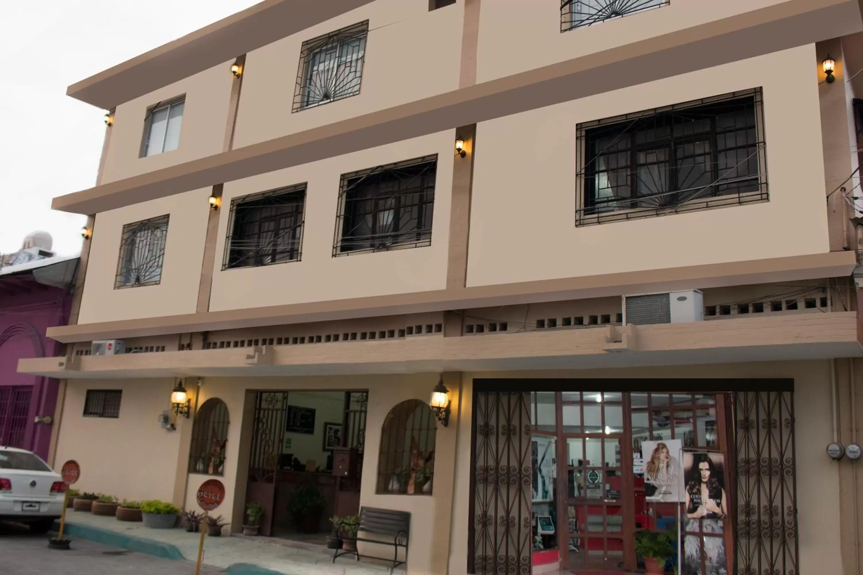 Facade/entrance, Property Building in Hotel Cervantino