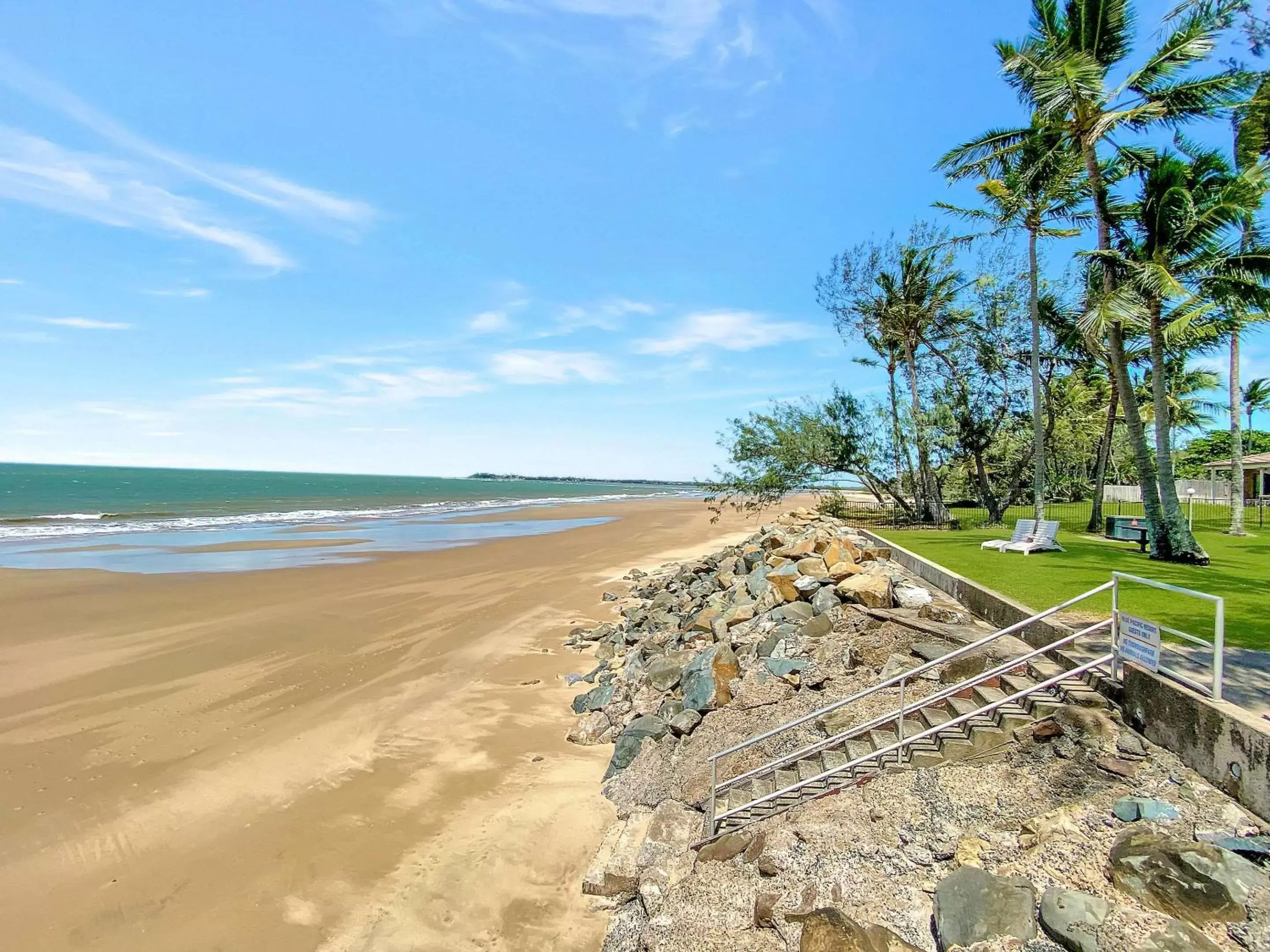 Property building, Beach in Comfort Resort Blue Pacific