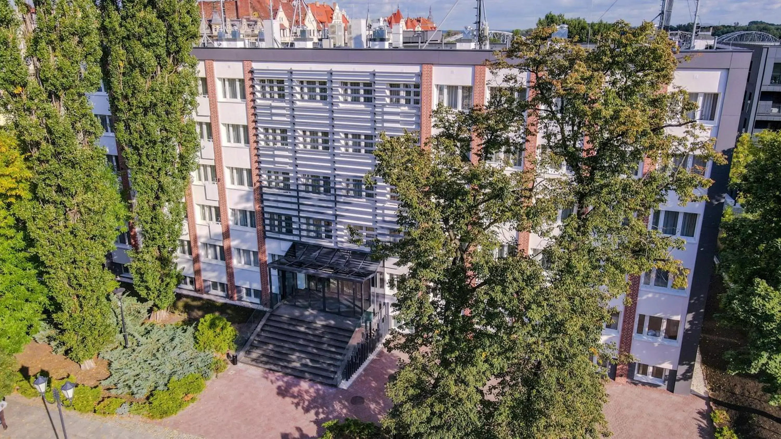 Property building, Bird's-eye View in Hotel Kopernik