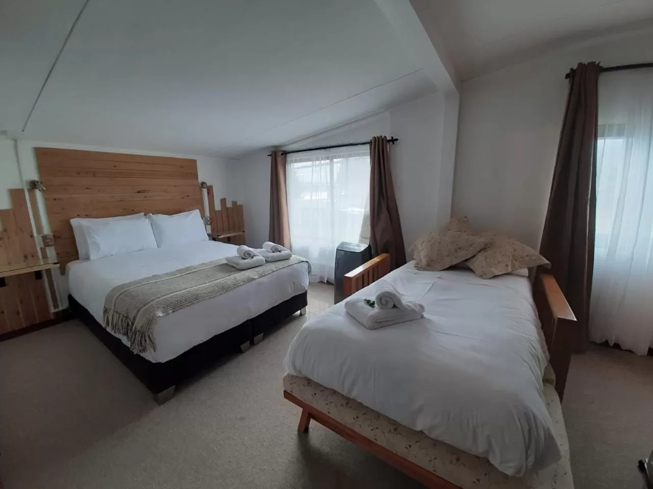 Bed in Hotel Tehuelche Natura