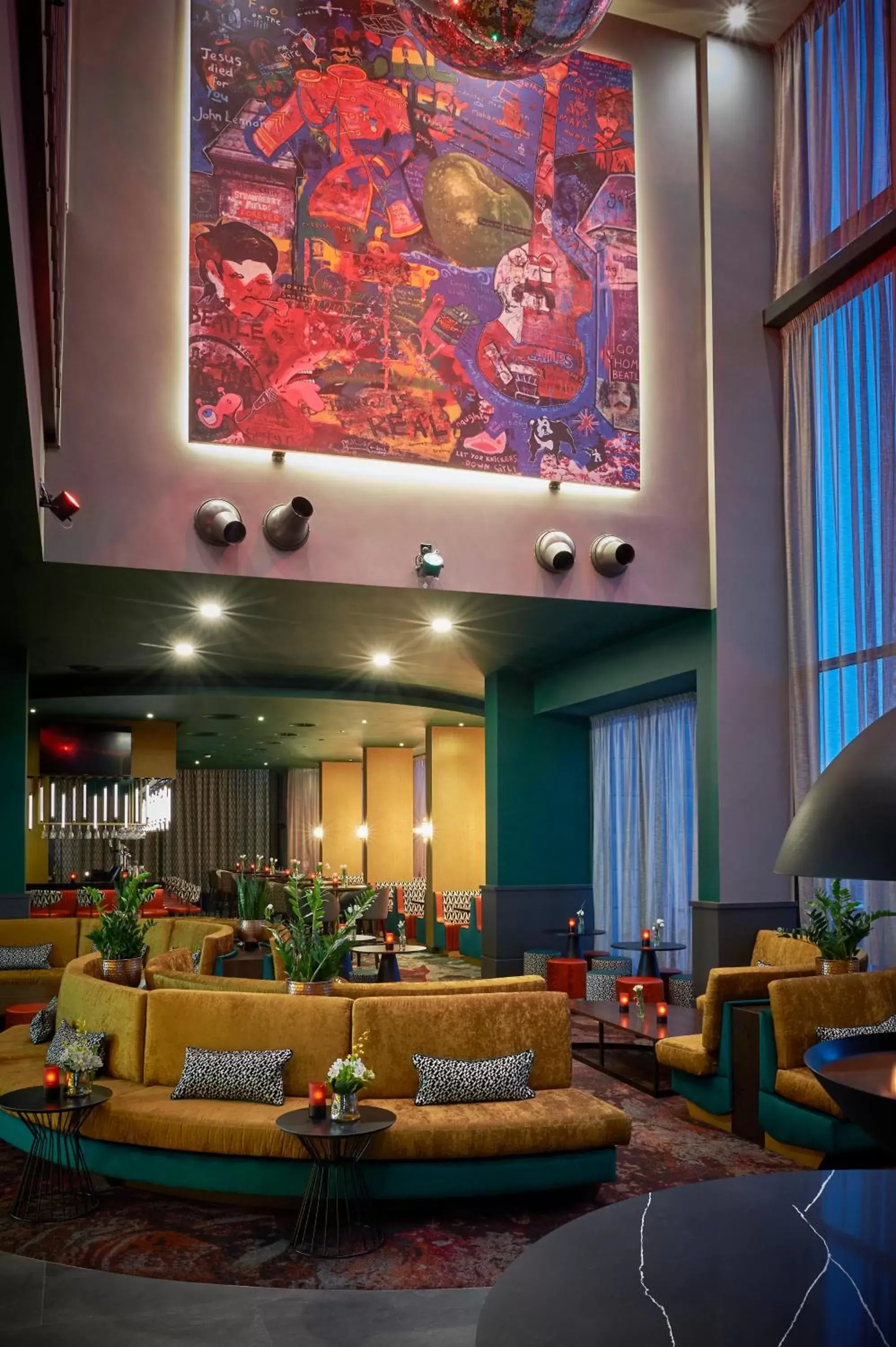 Lobby or reception in Malmaison Liverpool Lobby or reception in Malmaison Liverpool