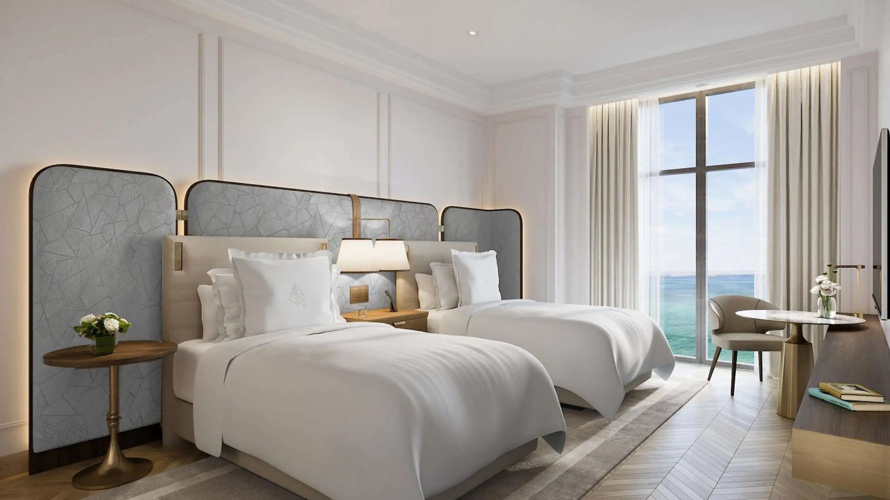 Bed in Four Seasons Resort and Residences at The Pearl - Qatar