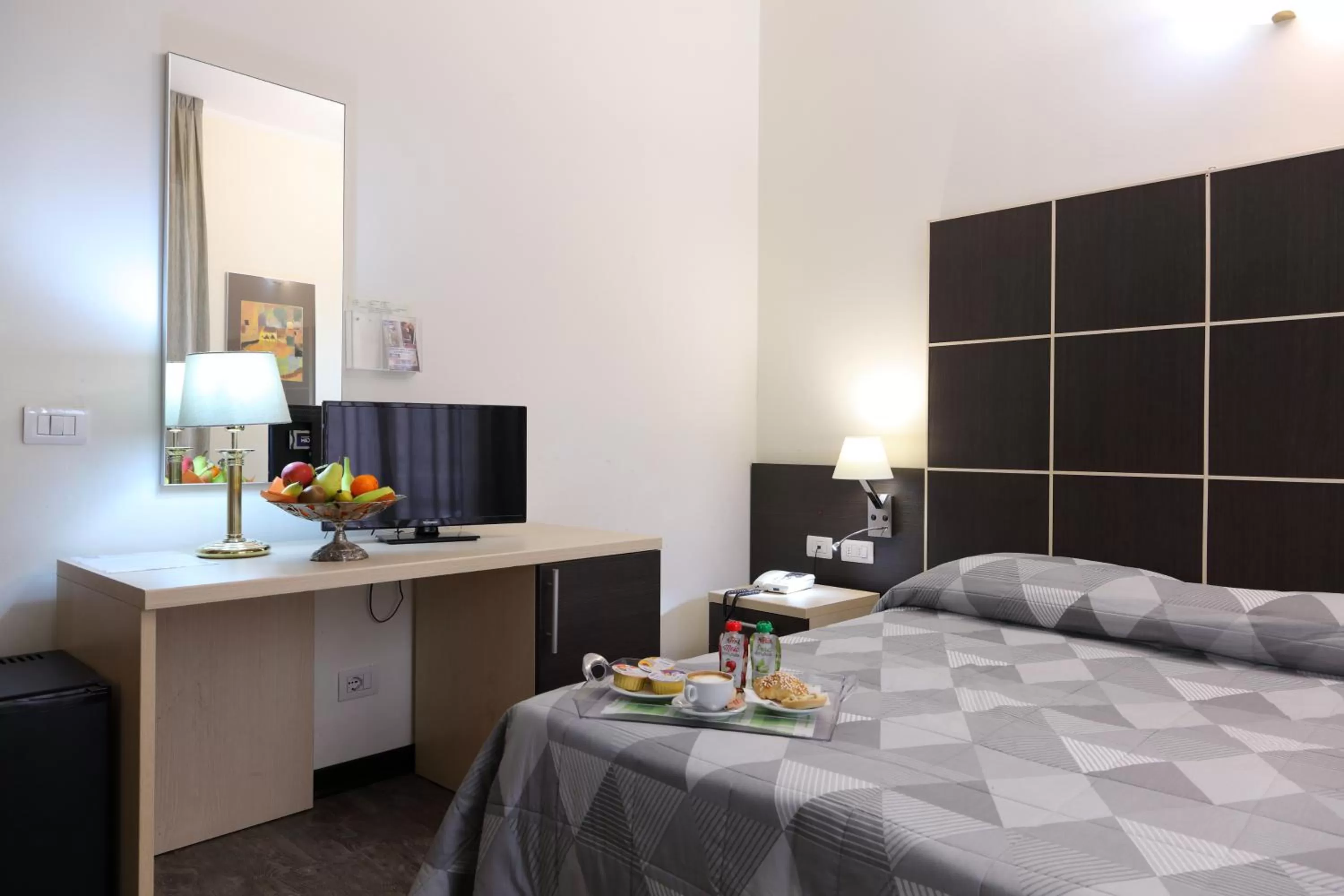 Bed in Hotel Ferrari