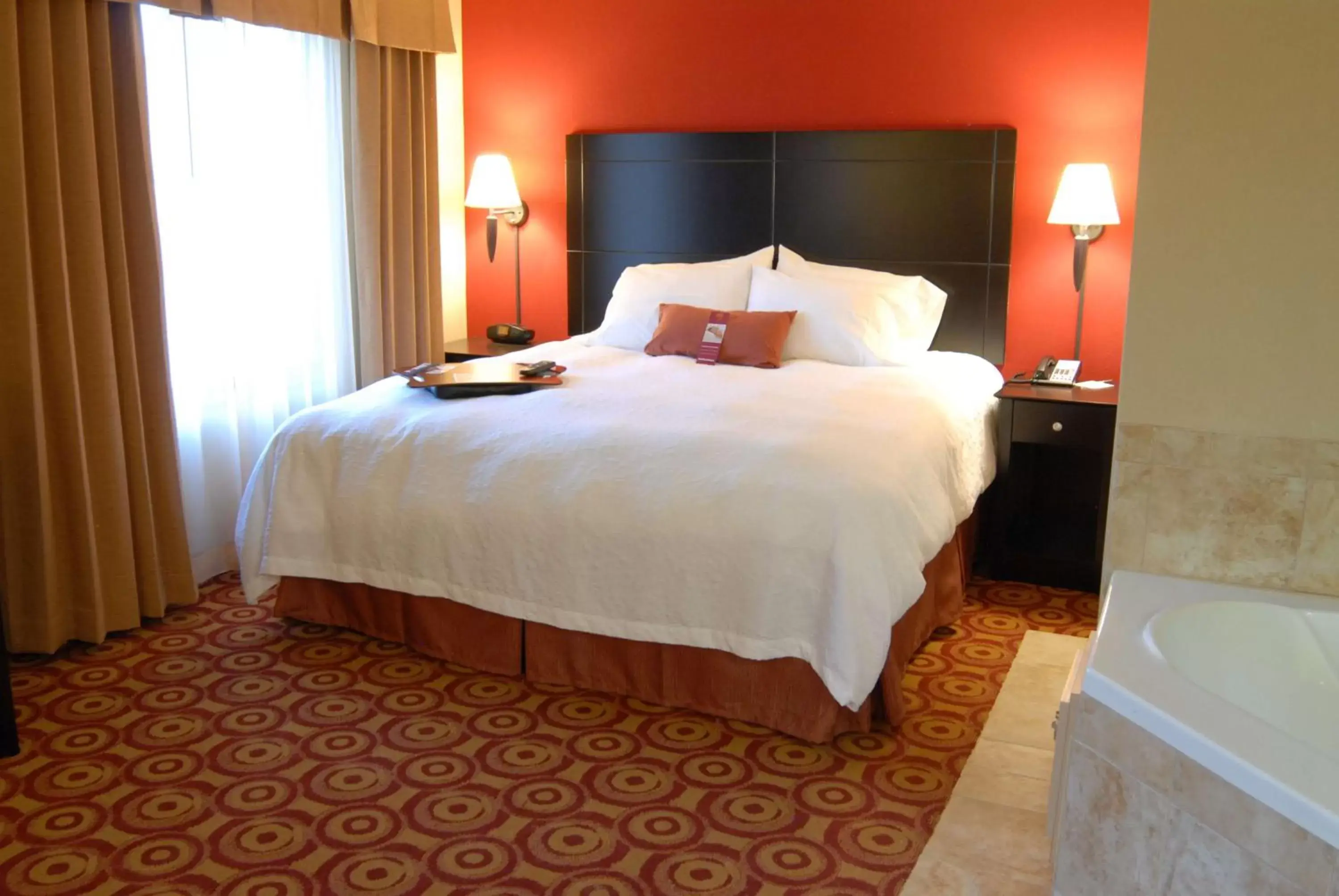 Bed in Hampton Inn & Suites Banning/Beaumont