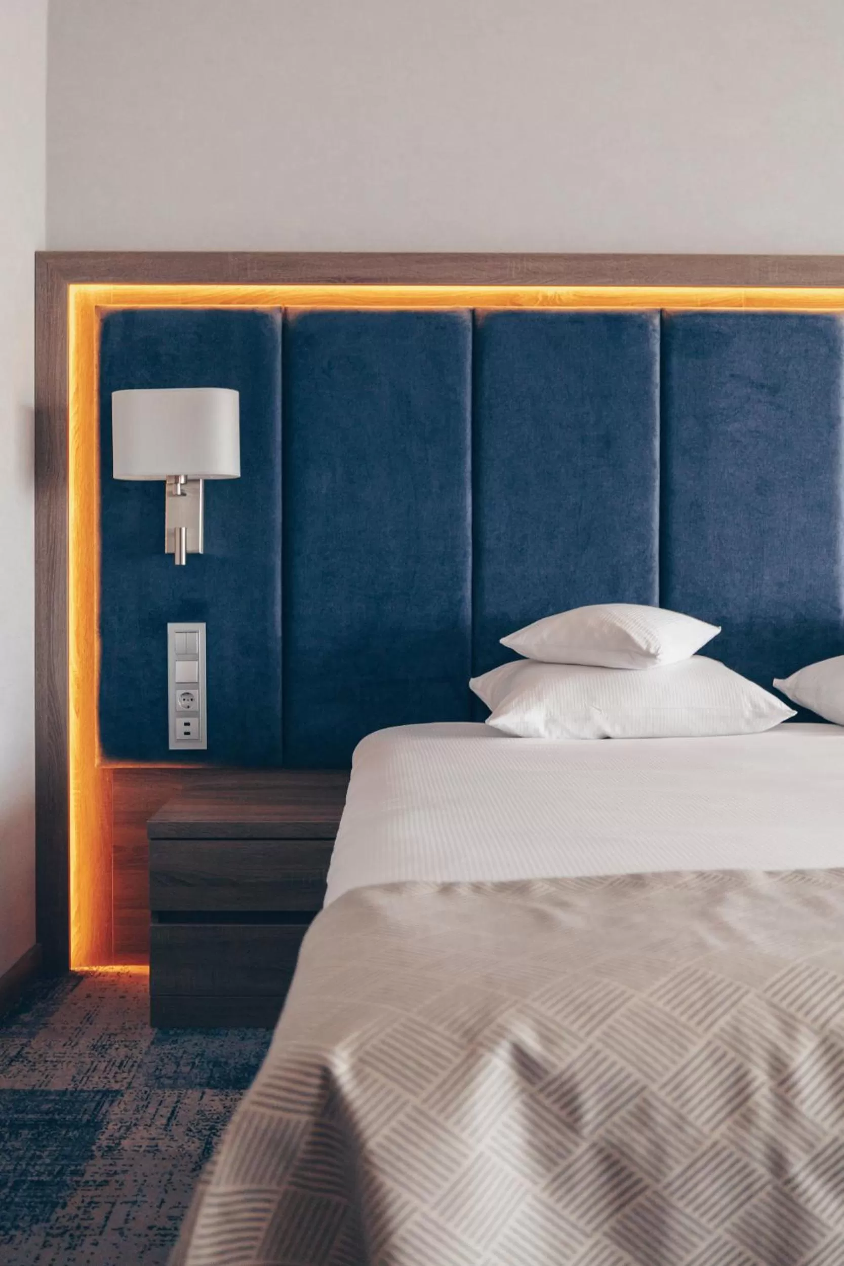 Bed in Hotel Unitral SPA w Mielnie