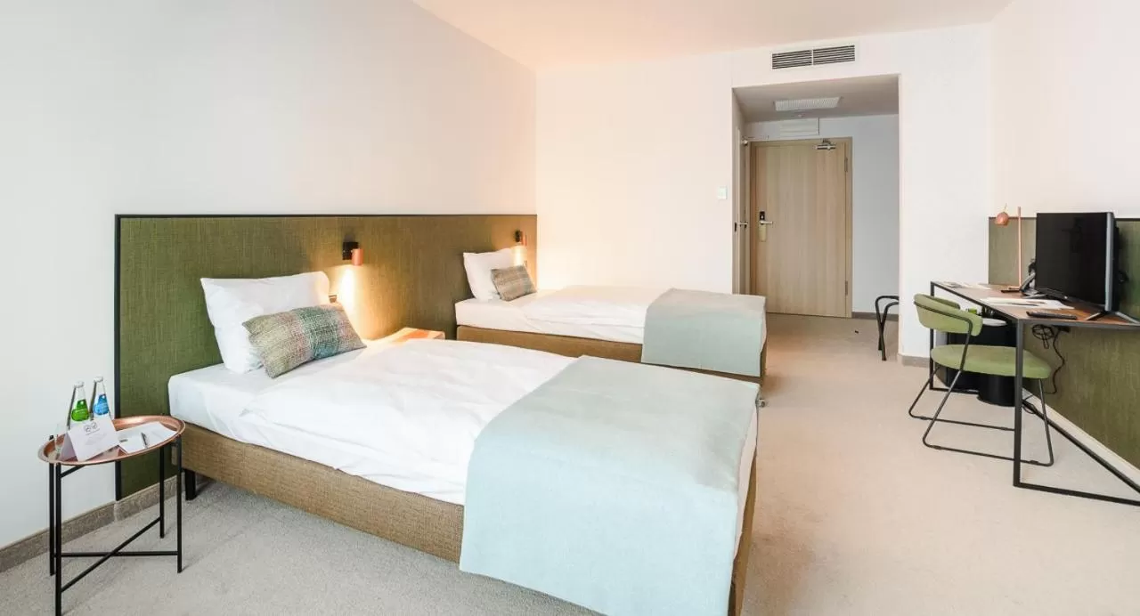 Bedroom, Bed in Arche Hotel Lublin