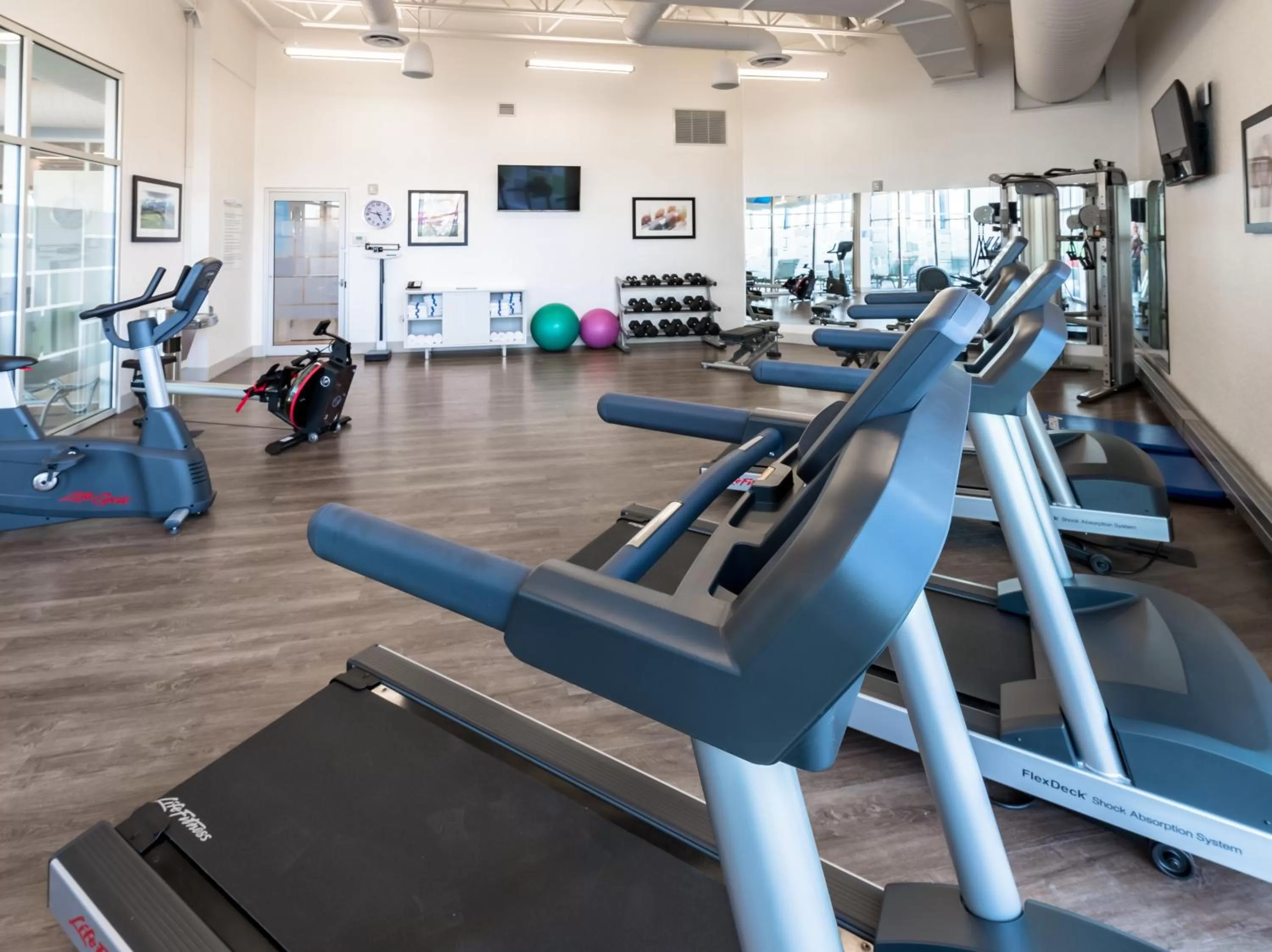 Fitness centre/facilities in Holiday Inn Express & Suites - Saskatoon East - University by IHG