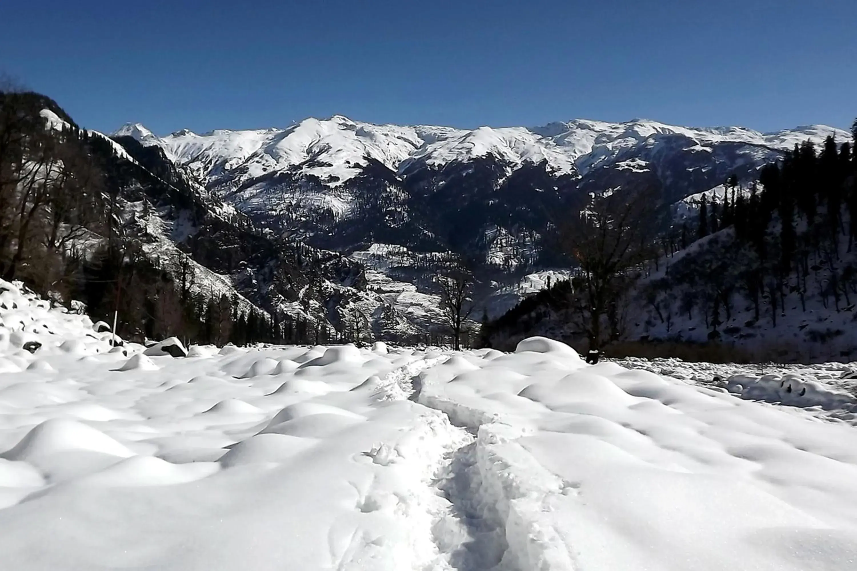 Mountain view, Winter in Banon Resorts