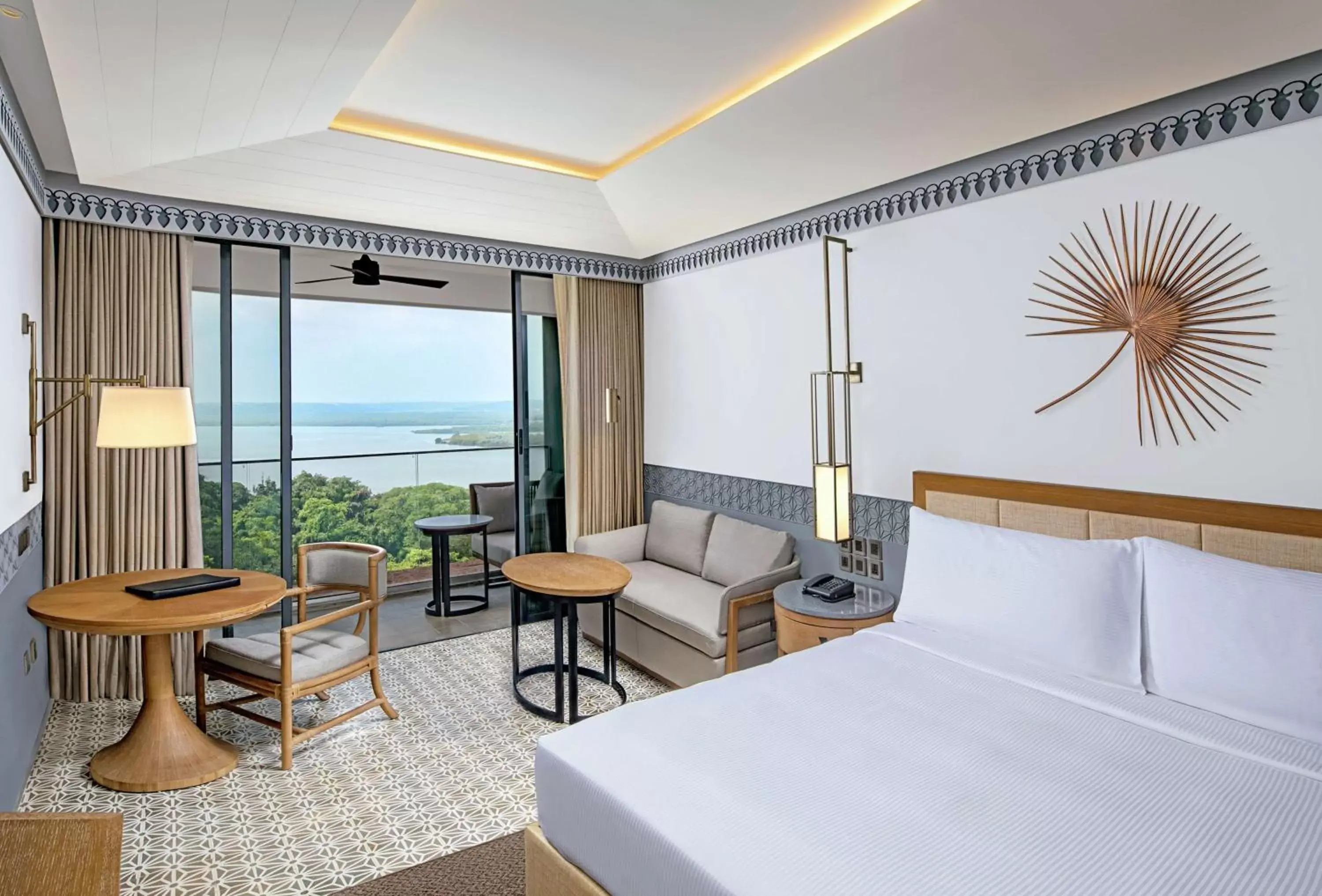 Deluxe Suite River View with Balcony in DoubleTree by Hilton Goa - Panaji