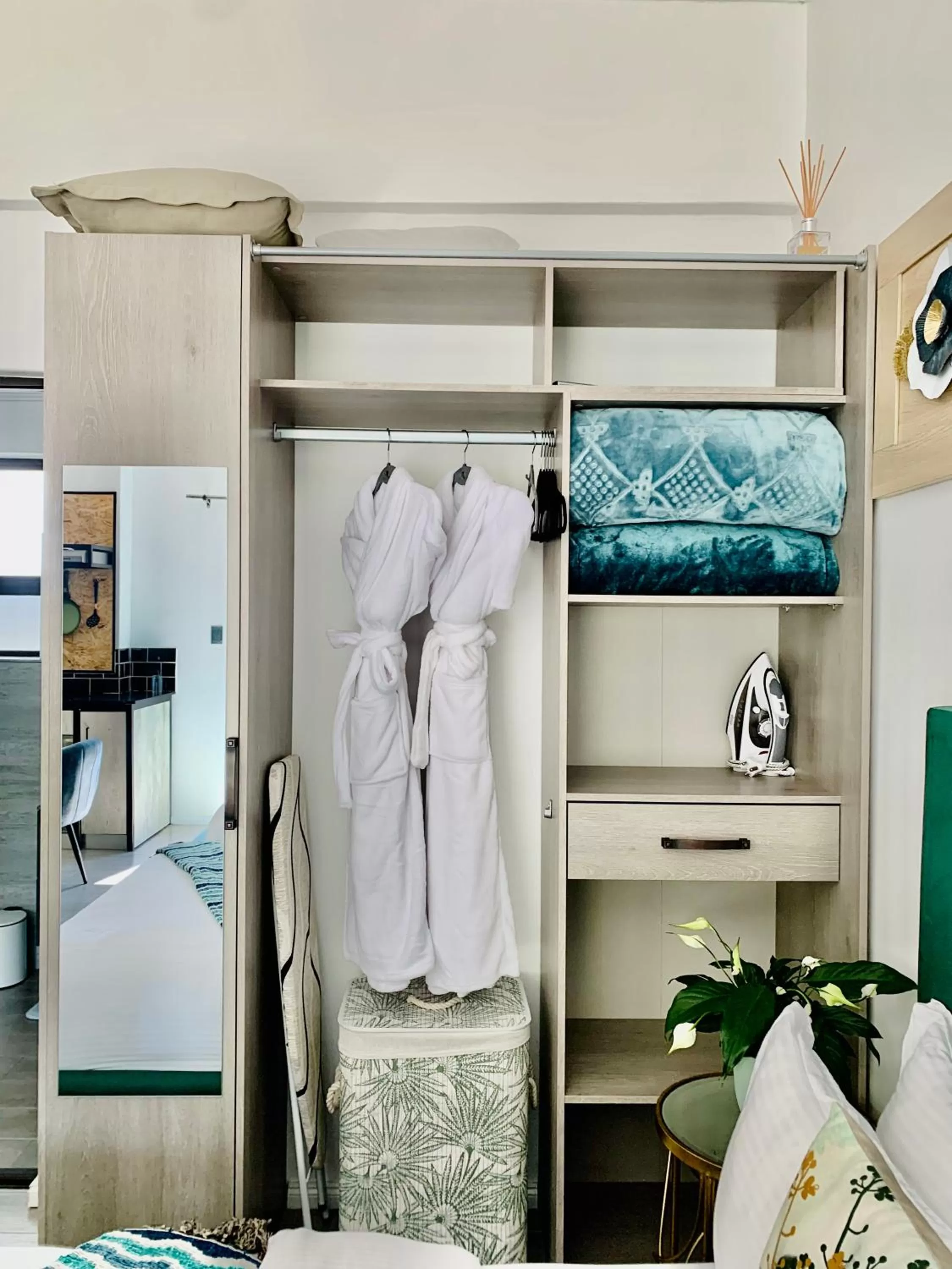 wardrobe, Bathroom in 24 On Basil Inventive suites