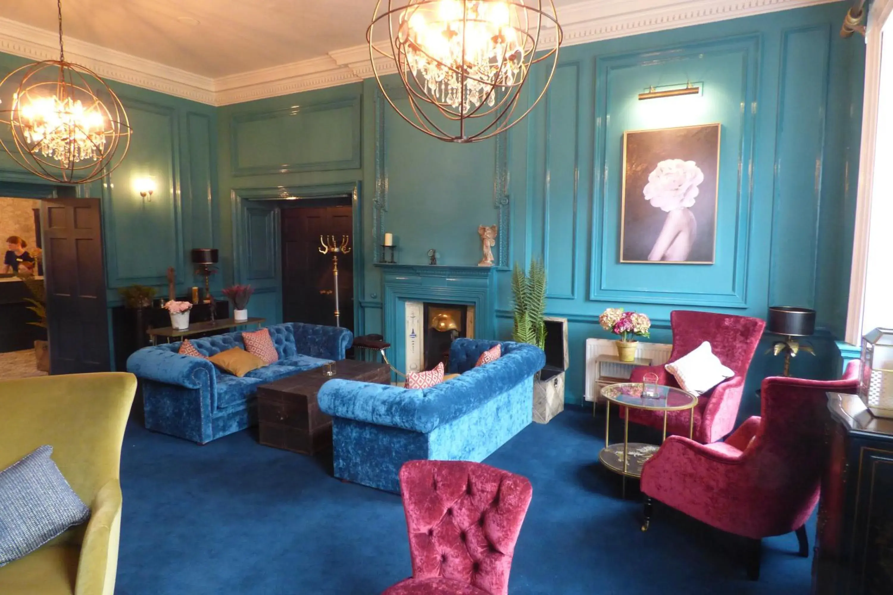 Lobby or reception in Hallgarth Manor House