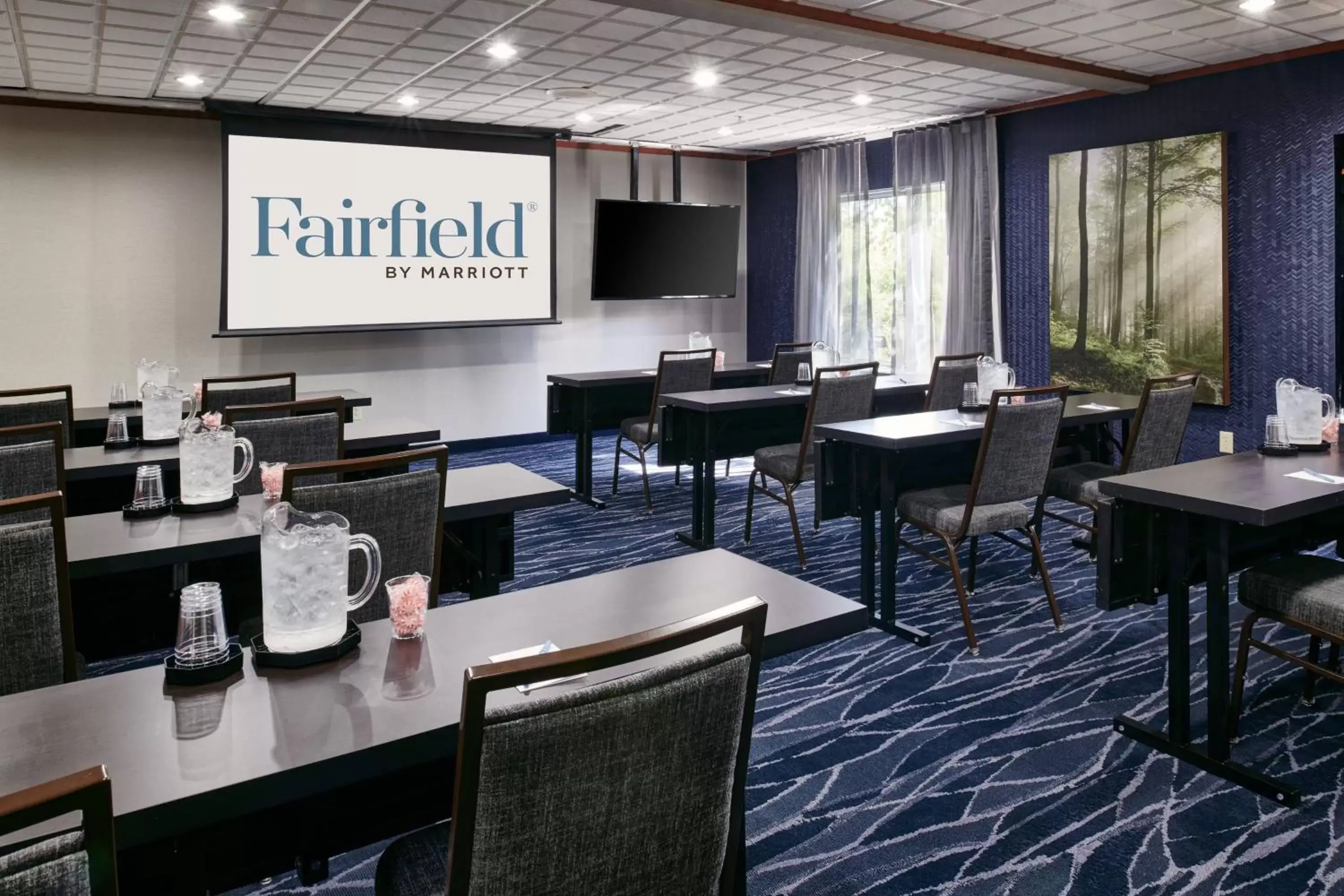 Meeting/conference room, Restaurant/Places to Eat in Fairfield Inn & Suites Detroit Livonia