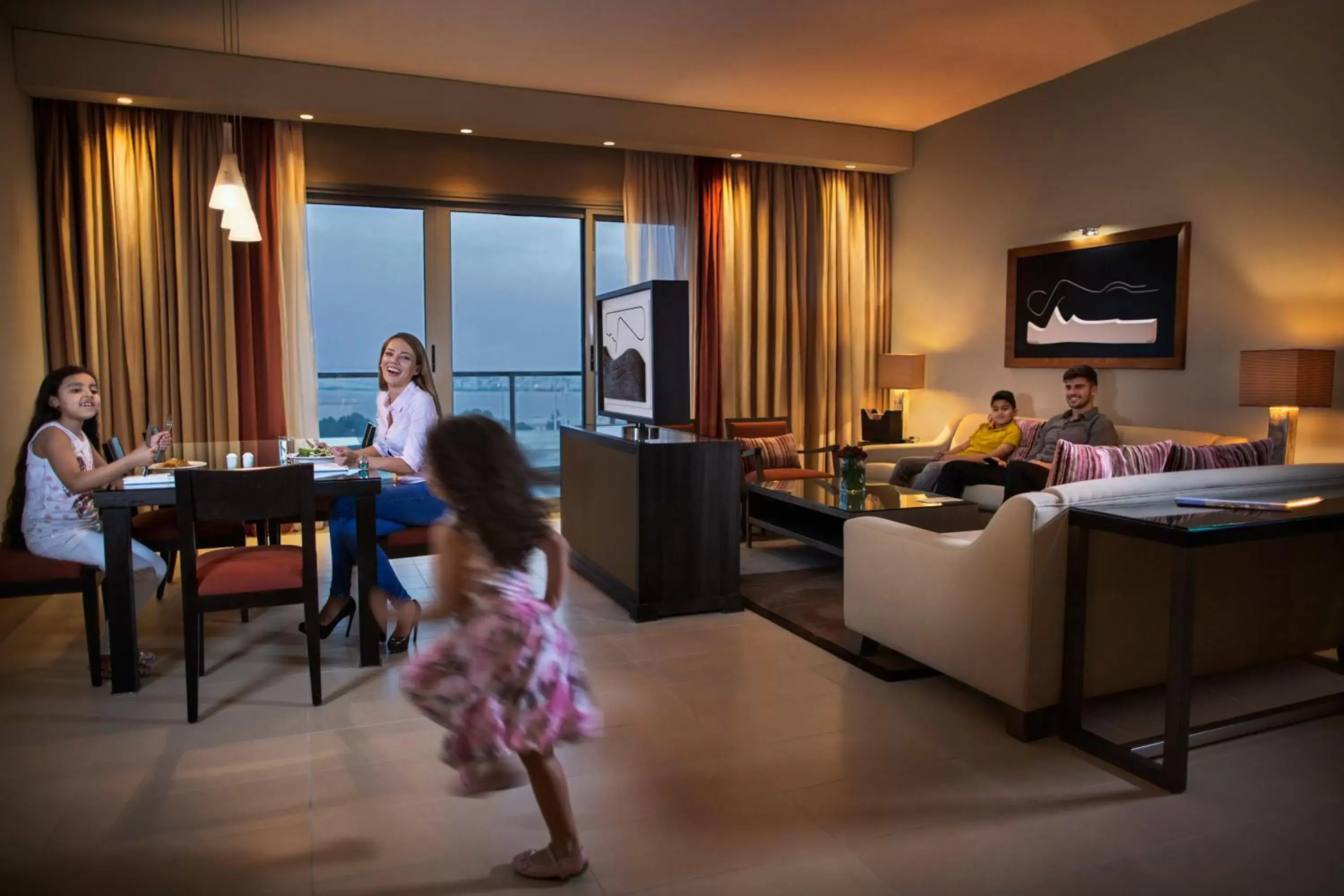 Living room in Park Arjaan by Rotana, Abu Dhabi Living room in Park Arjaan by Rotana, Abu Dhabi