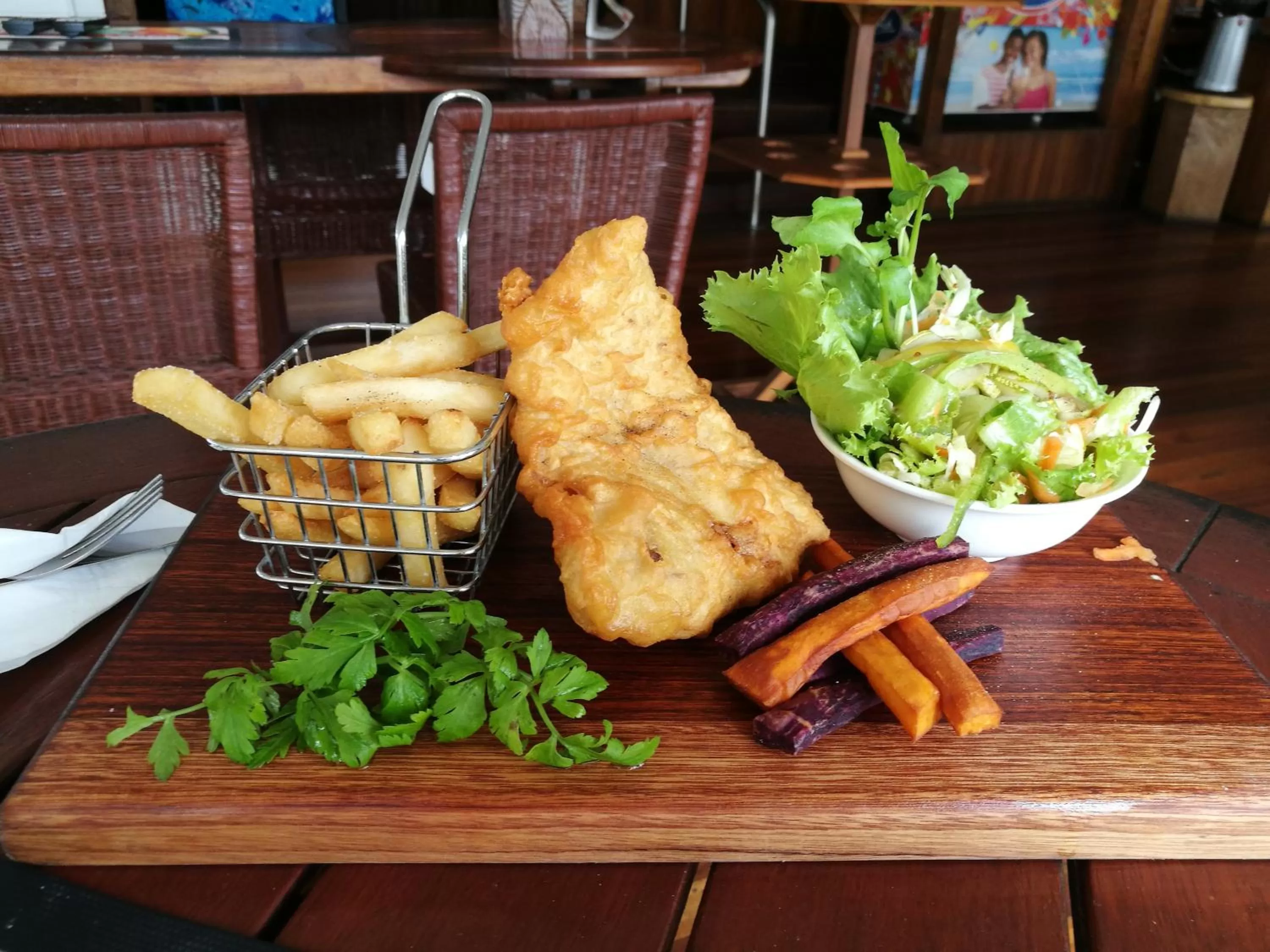 Food and drinks in Rapopo Plantation Resort