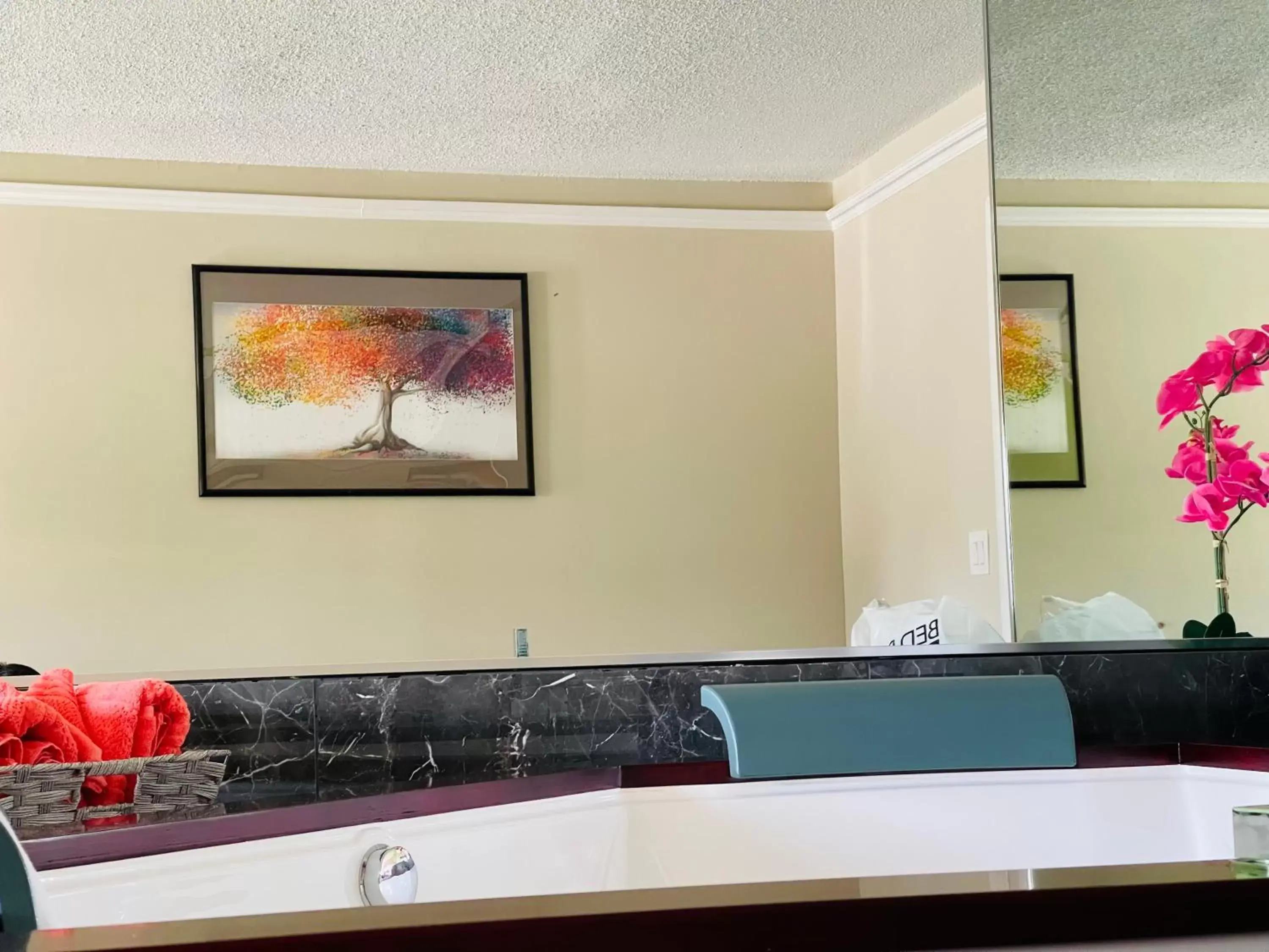 Hot Tub, Bathroom in Classic Motor Lodge Providence - West Greenwich