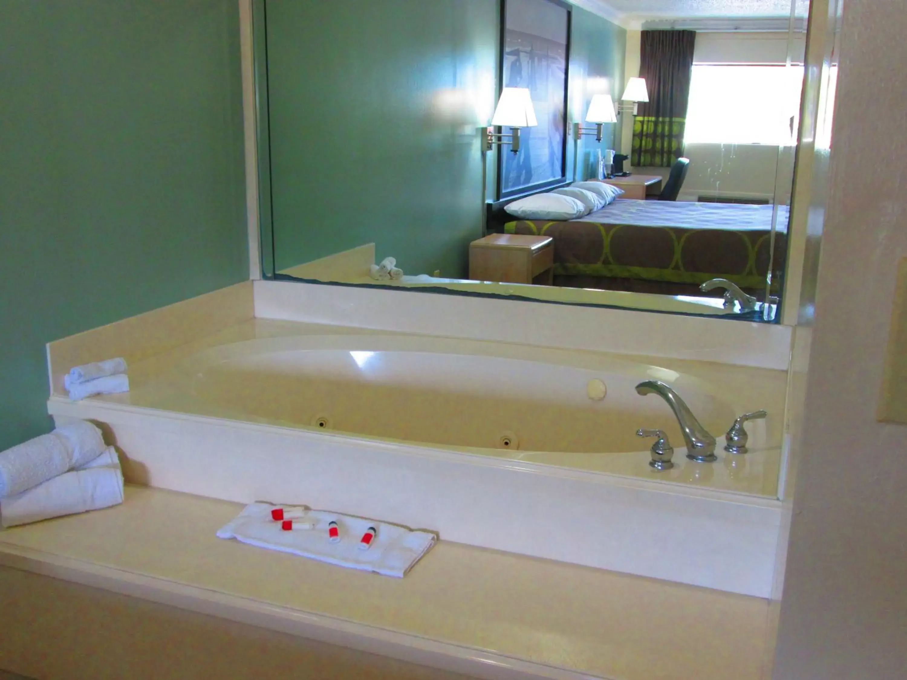 Bathroom in Super 8 by Wyndham Ft Walton Beach