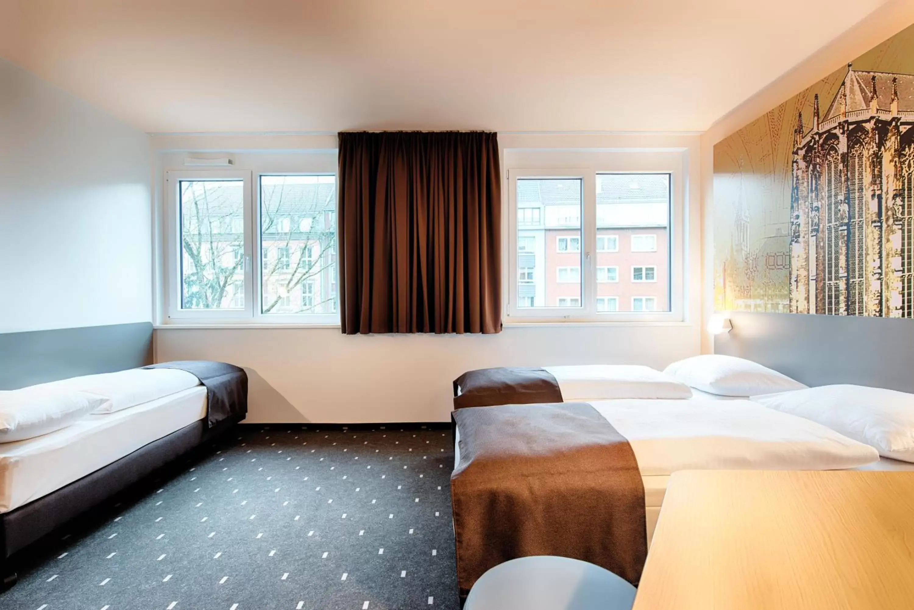 Photo of the whole room, Bed in B&B Hotel Aachen-City