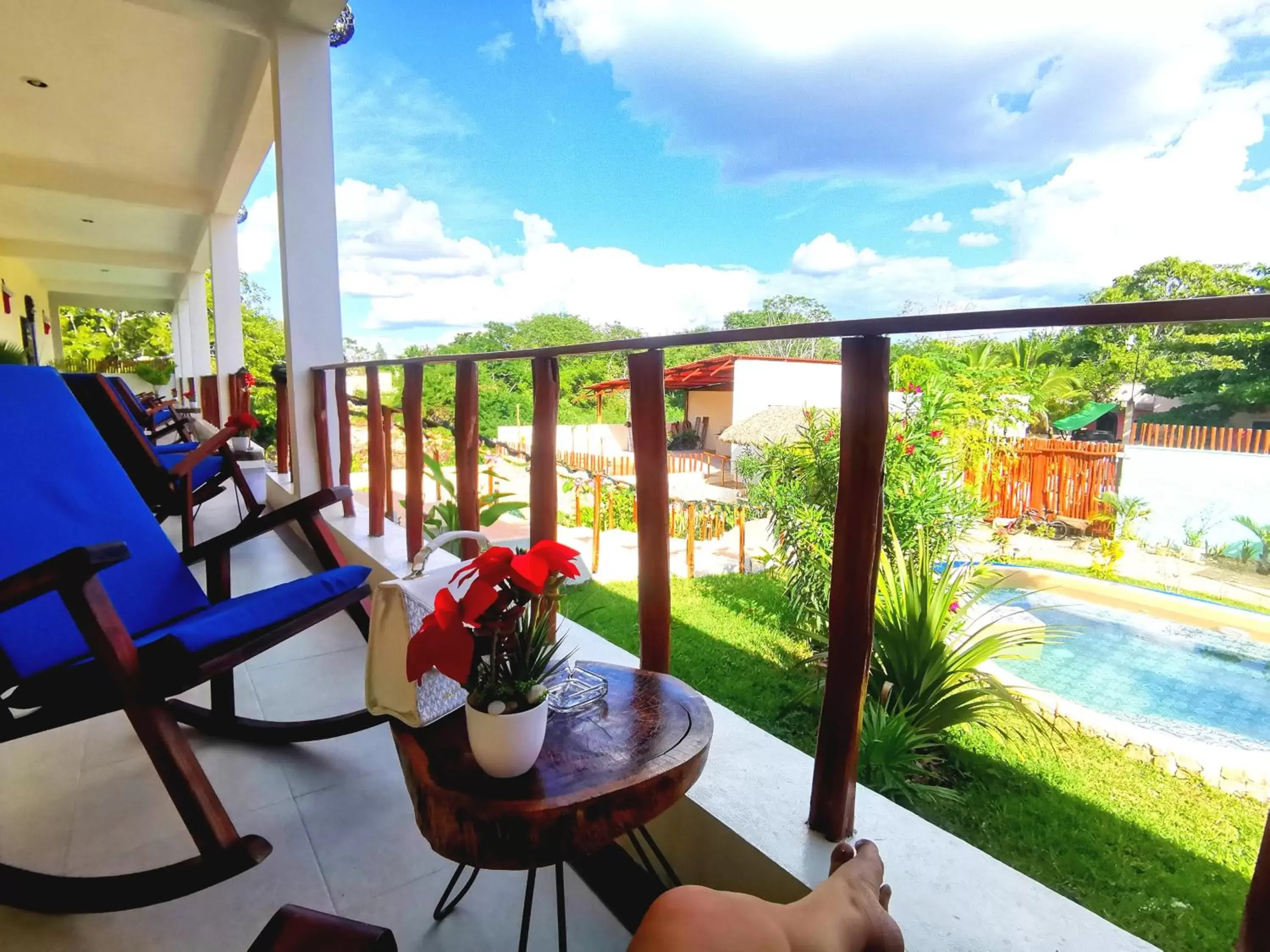 Balcony/Terrace in Mayan Majesty Boutique Hotel